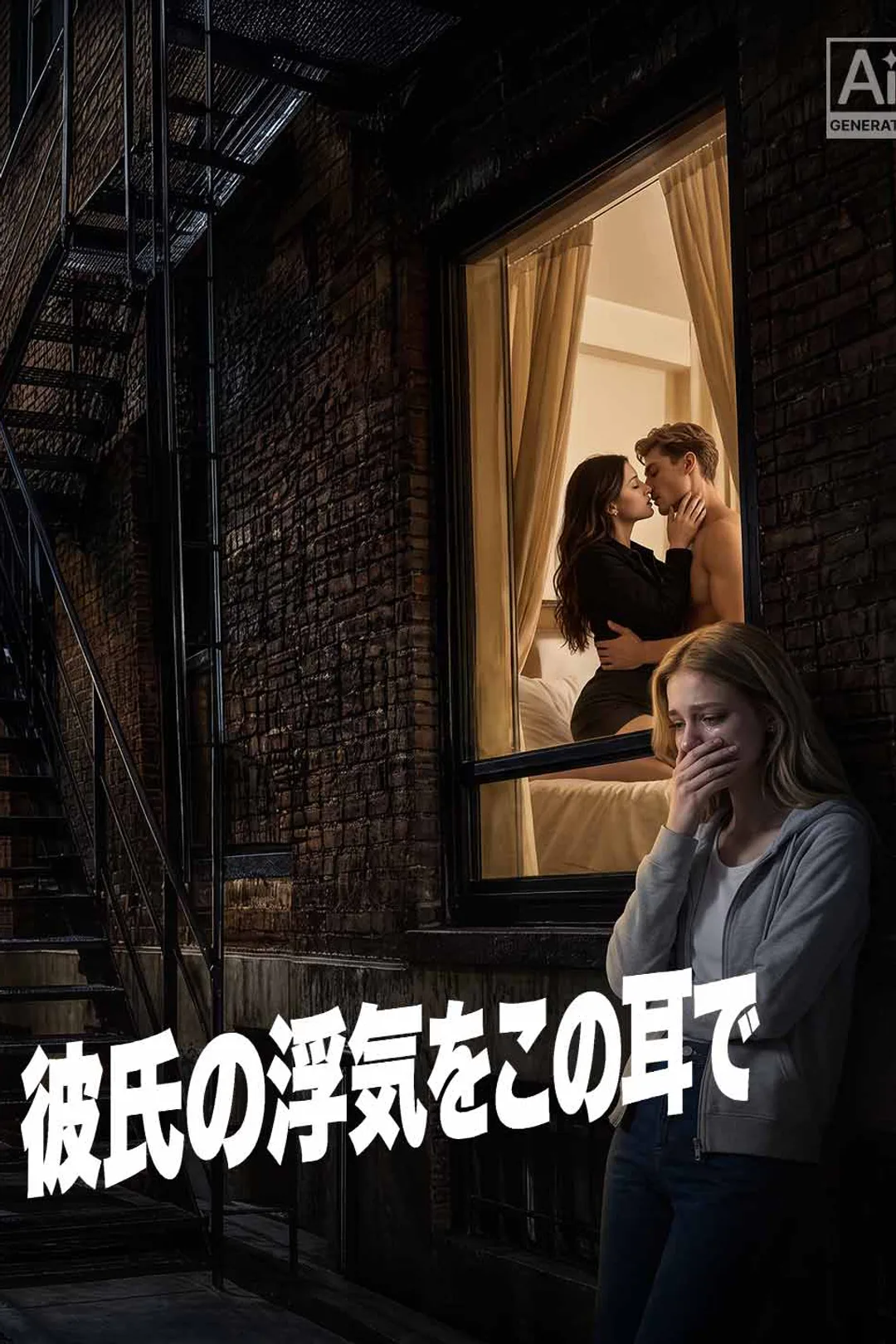 彼氏の浮気をこの耳でのポスター