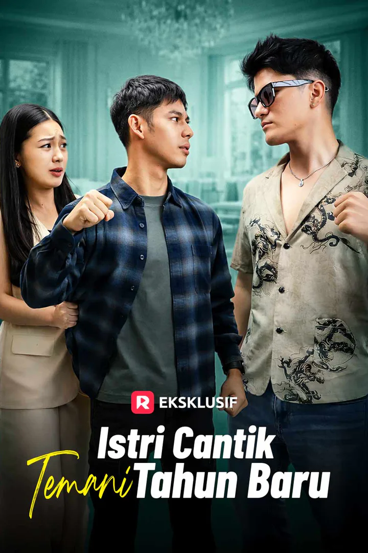 Poster Istri Cantik Temani Tahun Baru