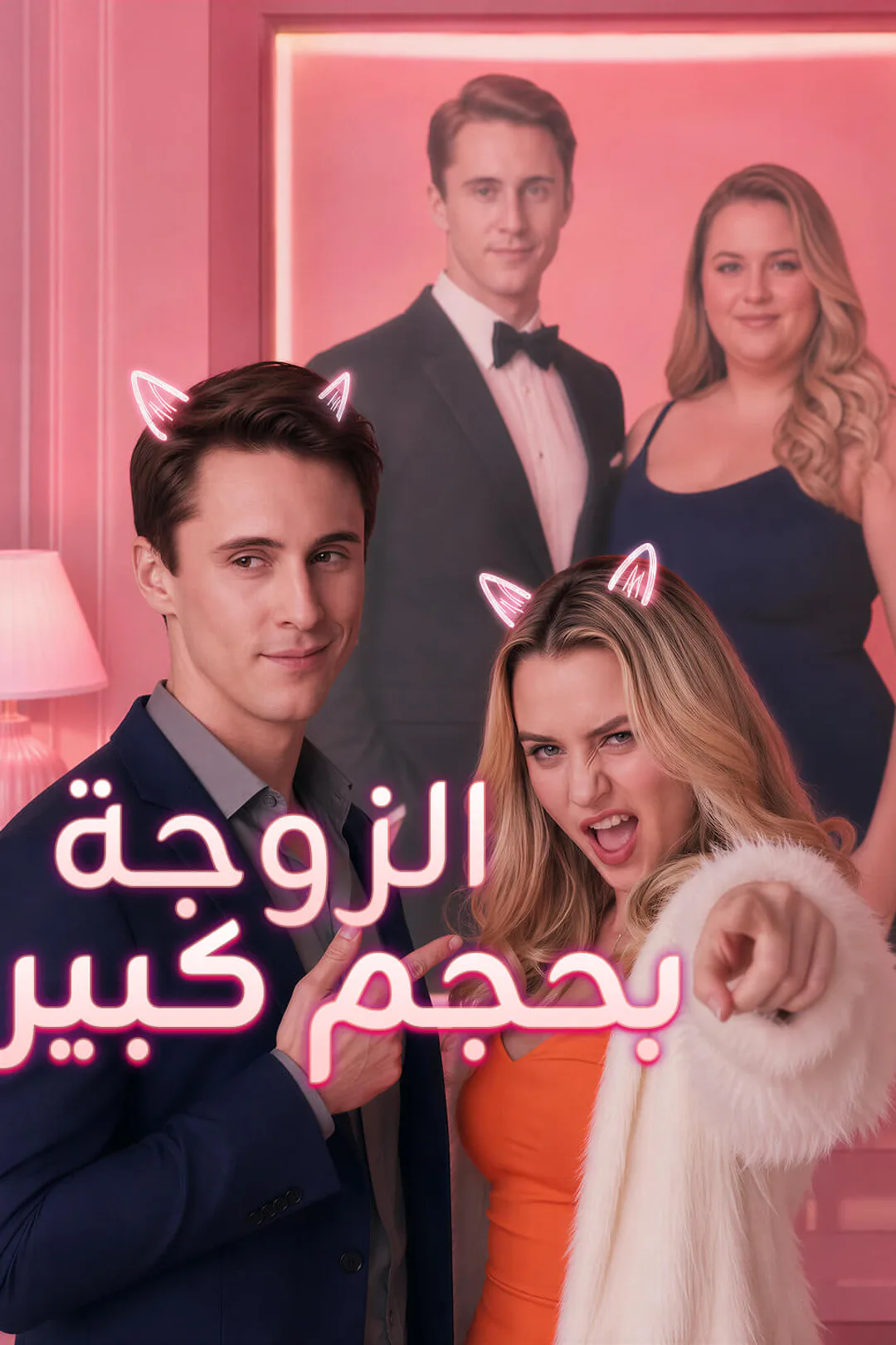 ملصق مسلسل «الزوجة بحجم كبير»