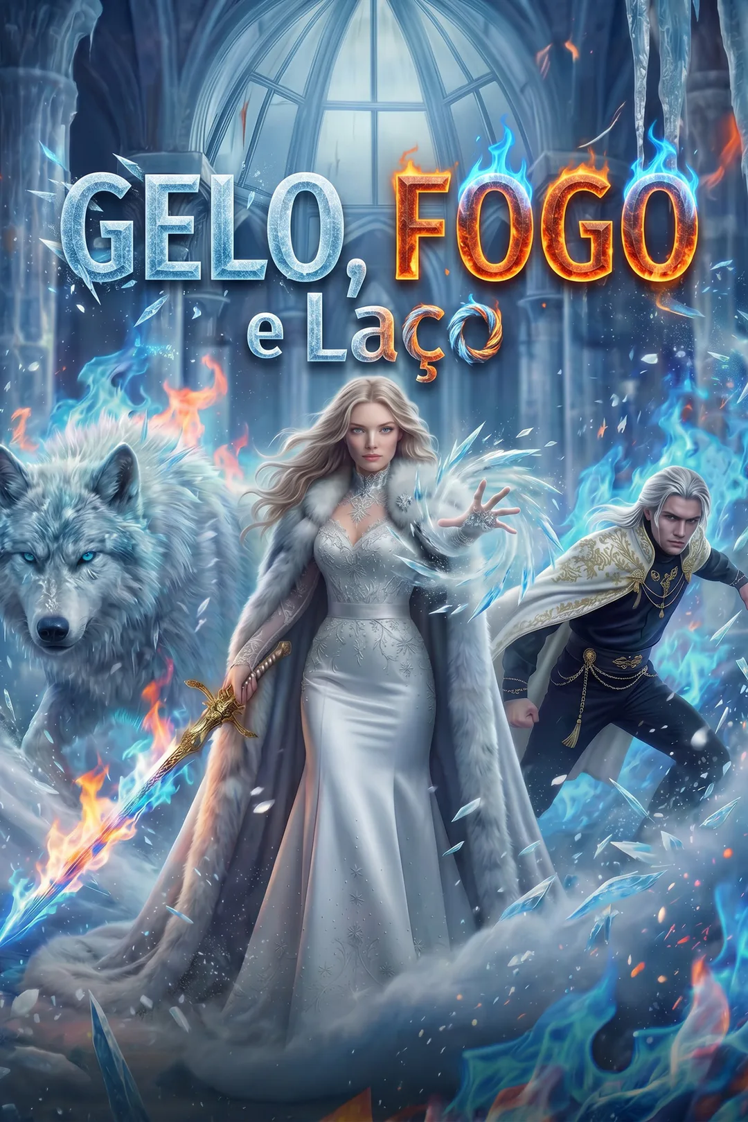 Pôster de Gelo, Fogo e Laço