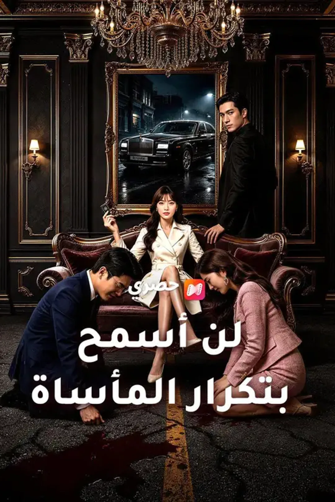ملصق مسلسل «لن أسمح بتكرار المأساة»