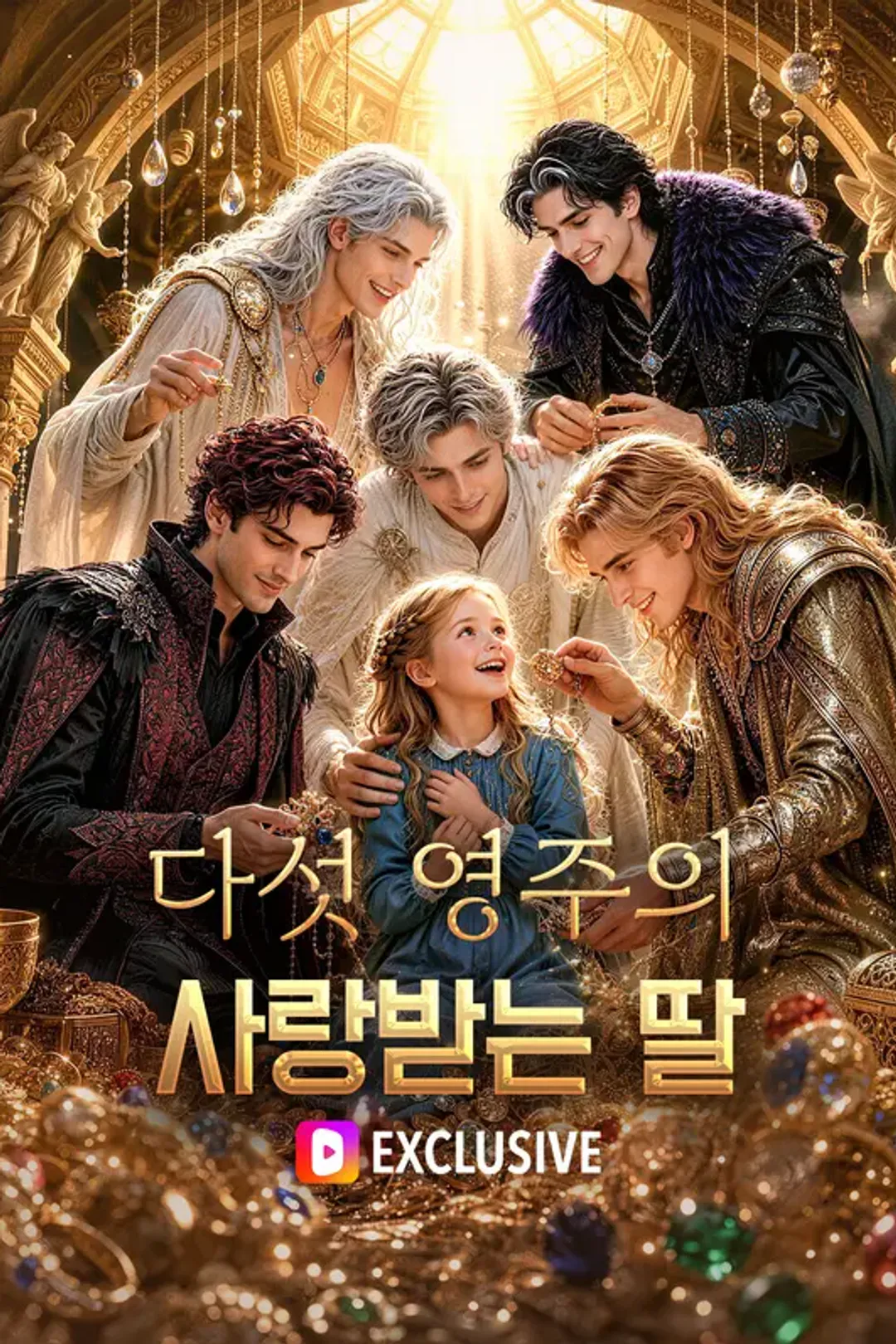 다섯 영주의 사랑받는 딸 포스터