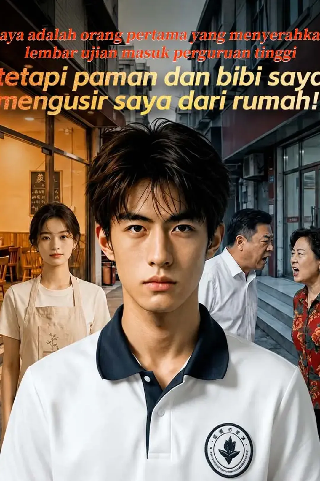 Poster Saya adalah orang pertama yang menyerahkan lembar ujian masuk perguruan tinggi, tetapi paman dan bibi saya mengusir saya dari rumah!