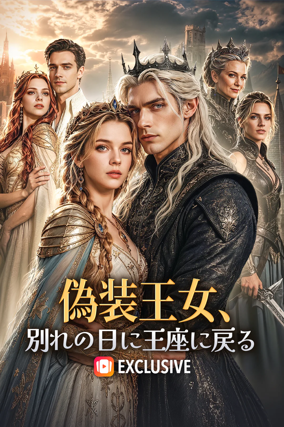 偽装王女、別れの日に王座に戻るのポスター