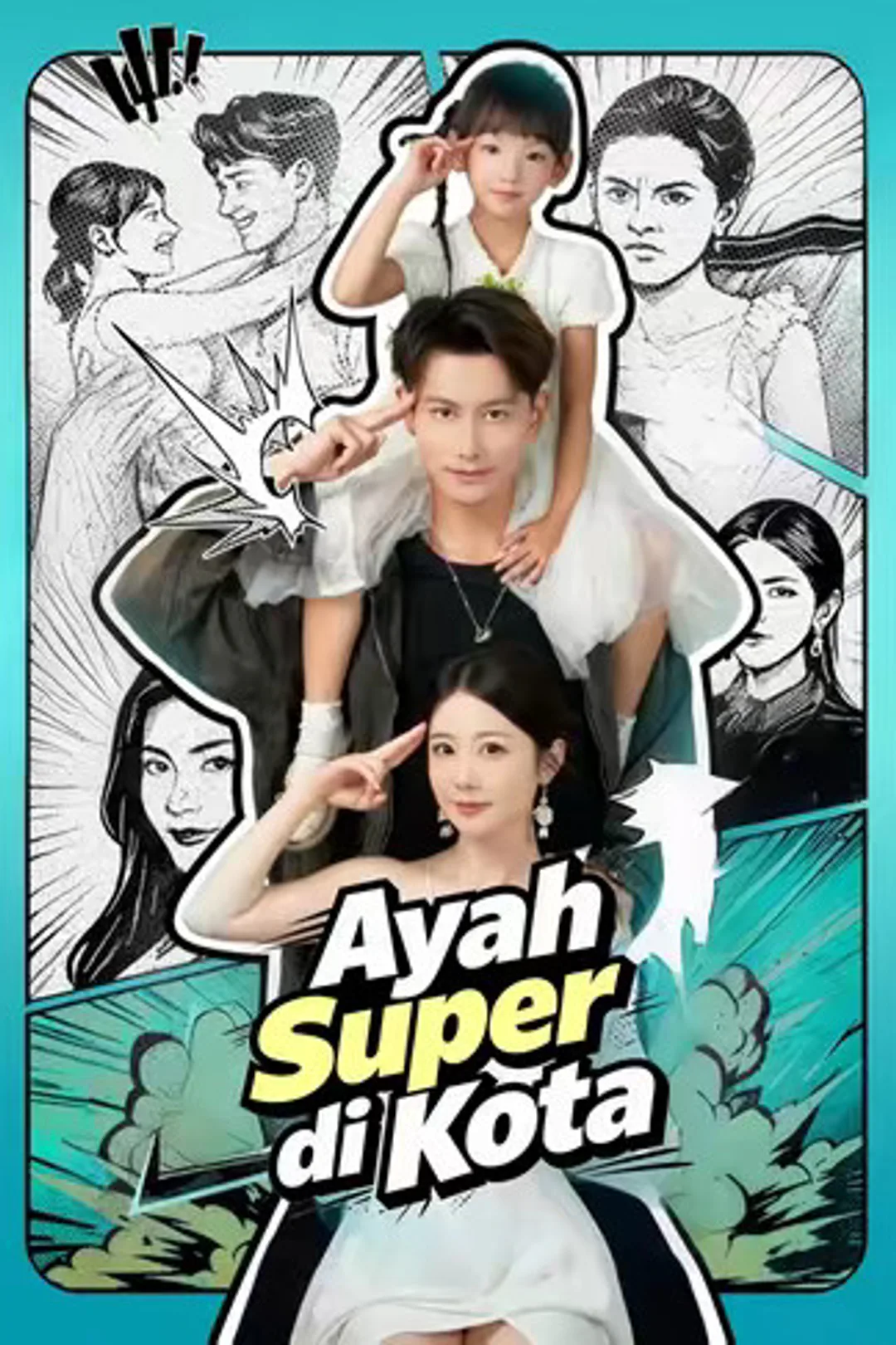 Poster Ayah Super di Kota