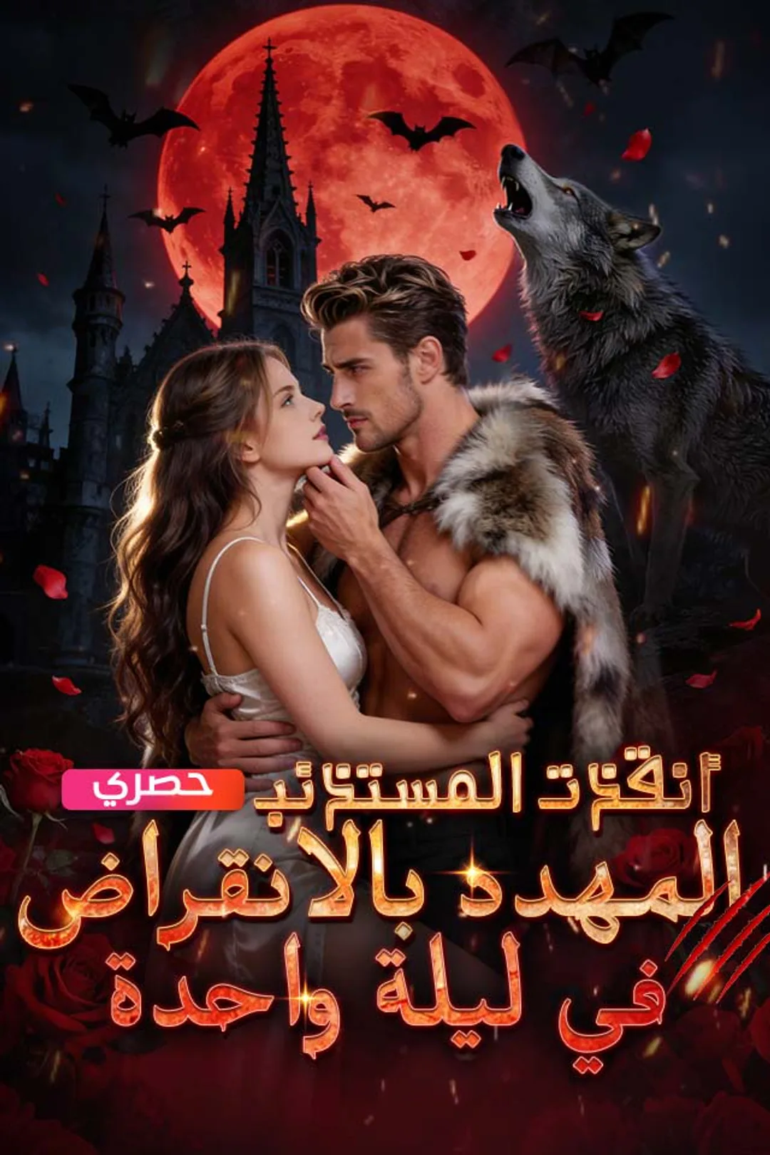 ملصق مسلسل «أنقذت المستذئب المهدد بالانقراض في ليلة واحدة»