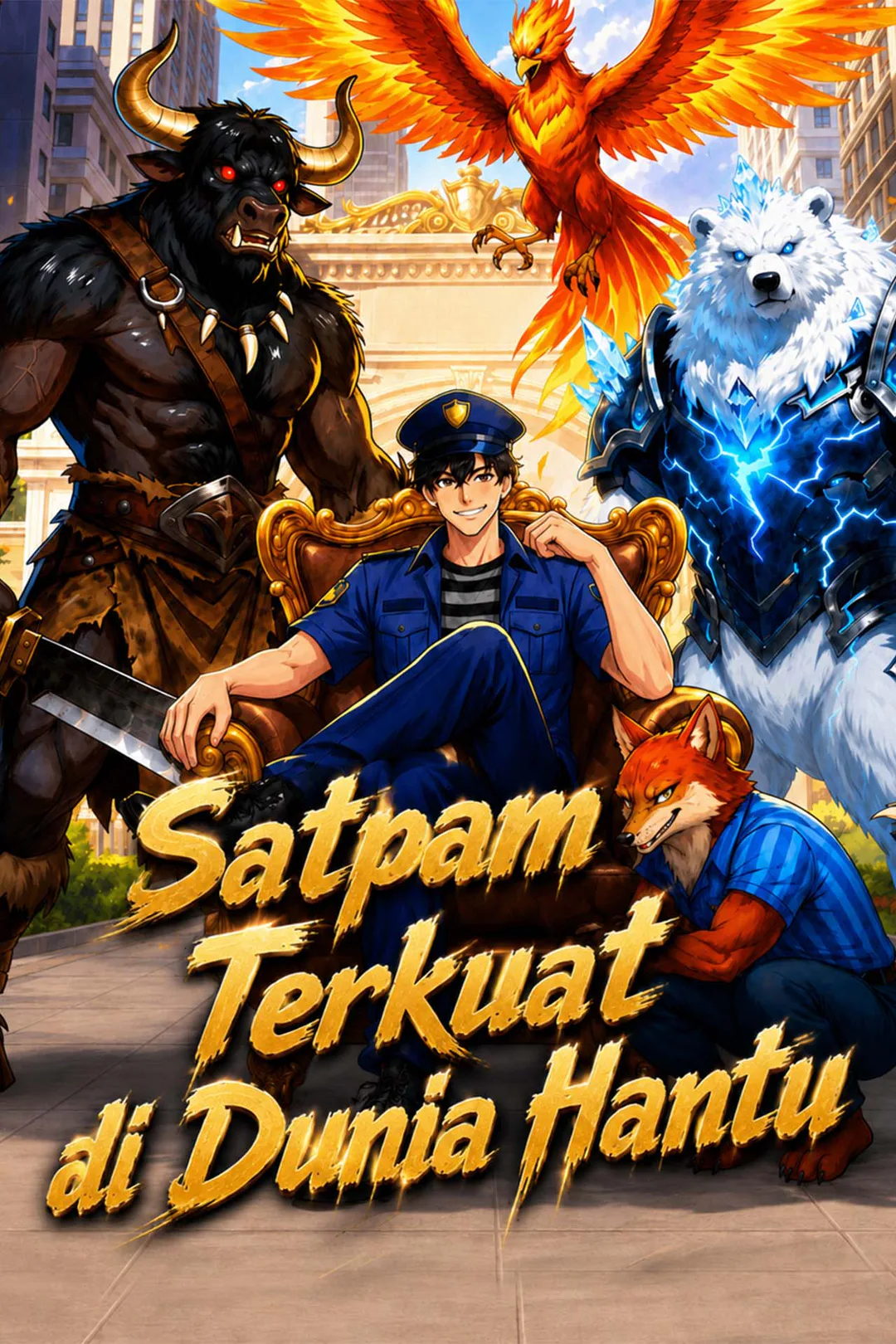 Poster Satpam Terkuat di Dunia Hantu