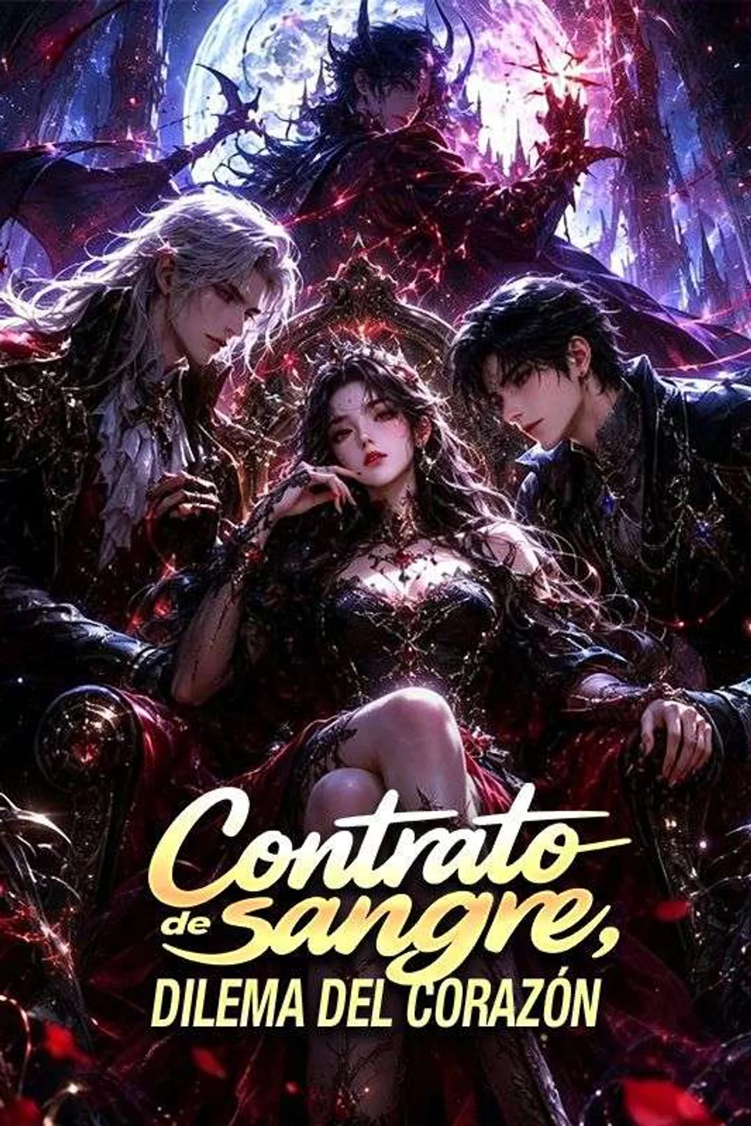 Póster de Contrato de sangre, dilema del corazón