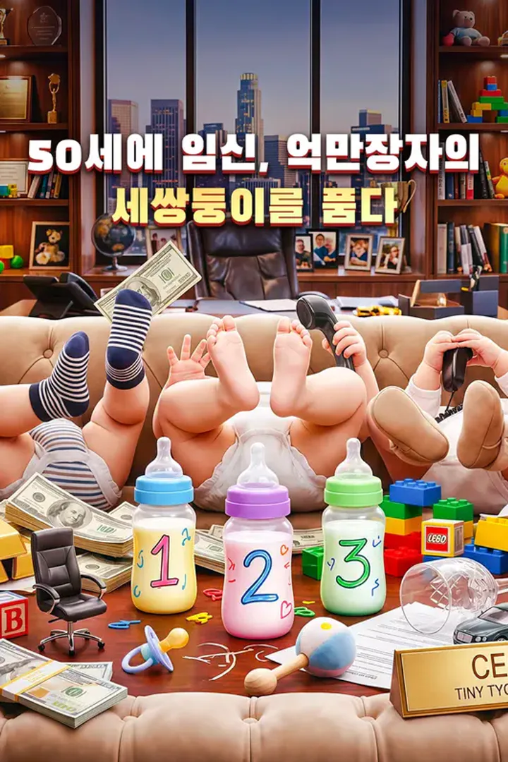 50세에 임신, 억만장자의 세쌍둥이를 품다 포스터