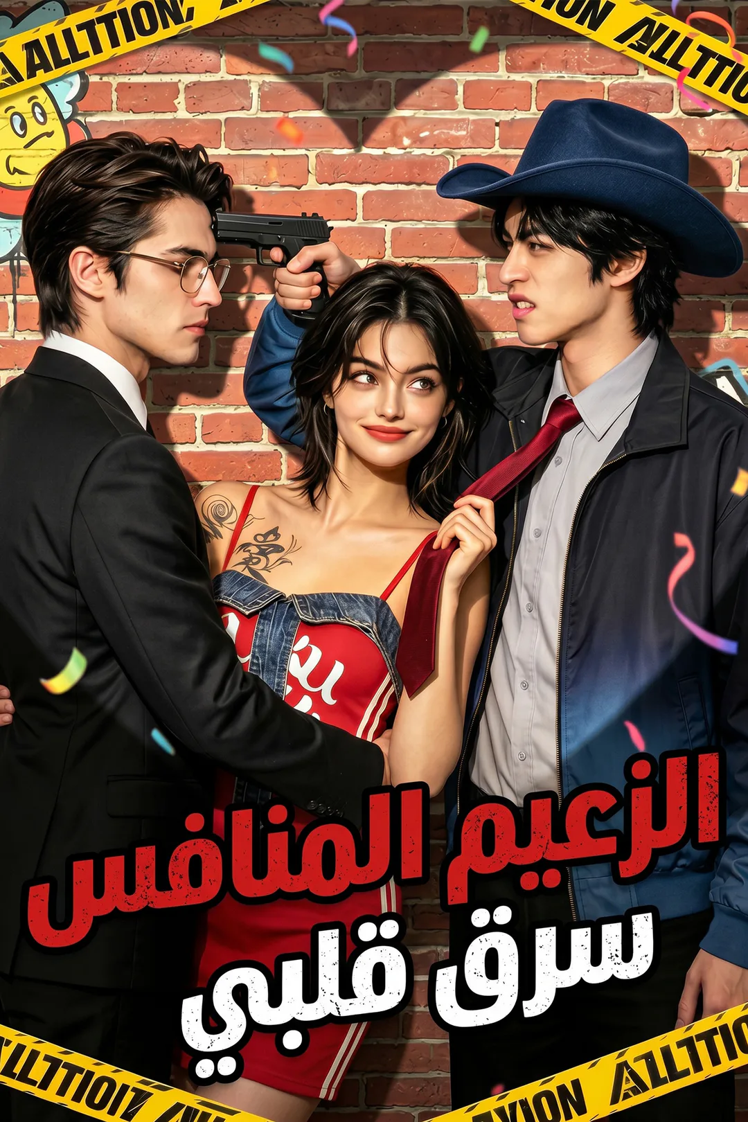 ملصق مسلسل «الزعيم المنافس سرق قلبي»