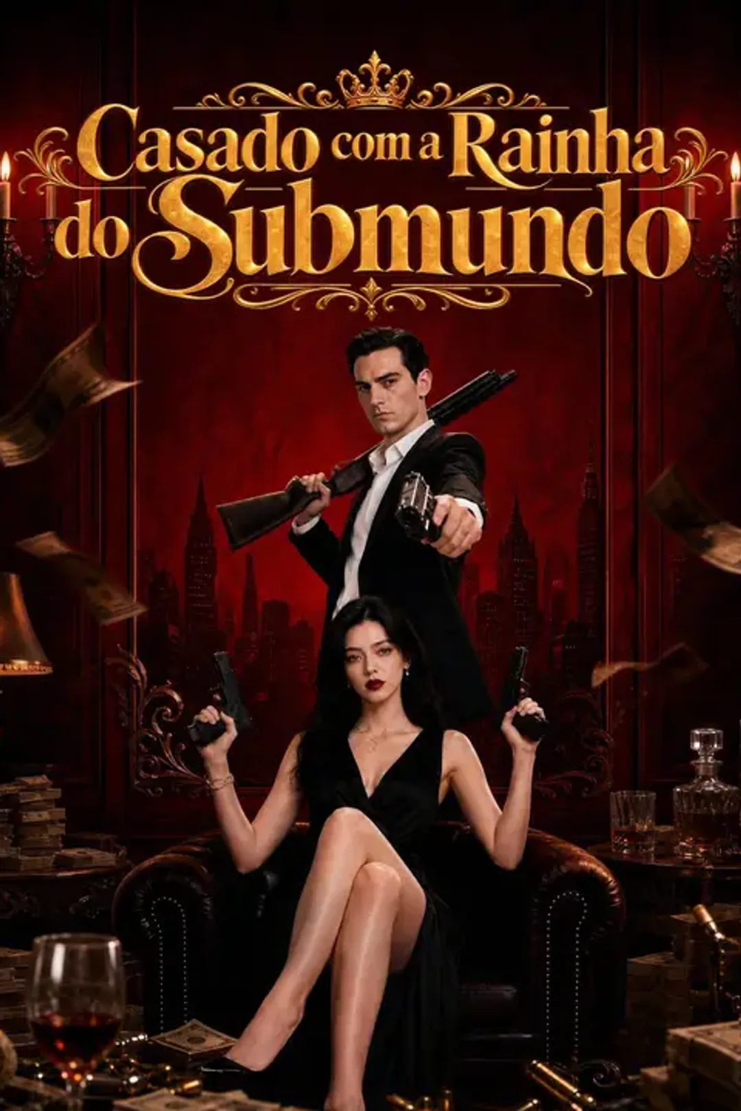 Pôster de Casado com a Rainha do Submundo