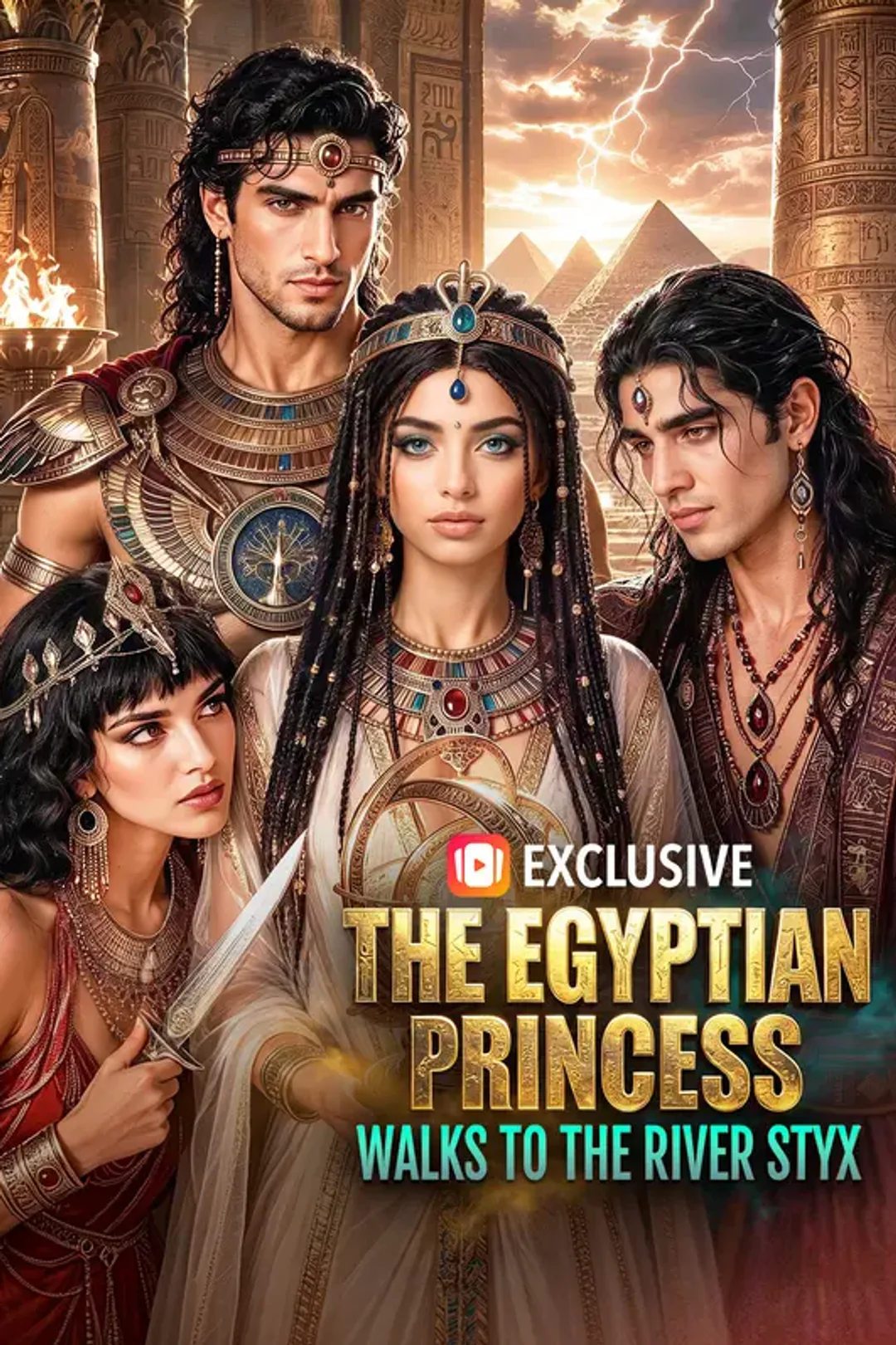 The Egyptian Princess Walks to the River Styx poster