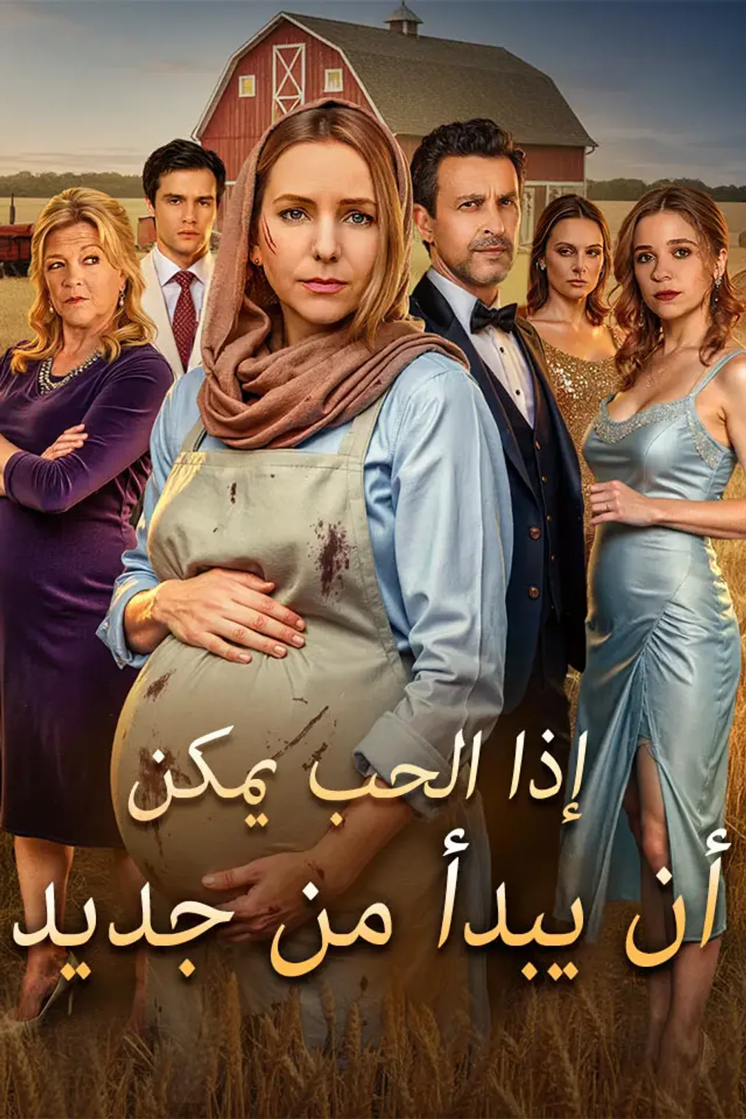 ملصق مسلسل «‫إذا الحب يمكن أن يبدأ من جديد‬»