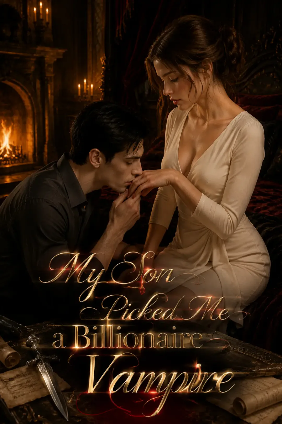 My Son Picked Me a Billionaire Vampire poster