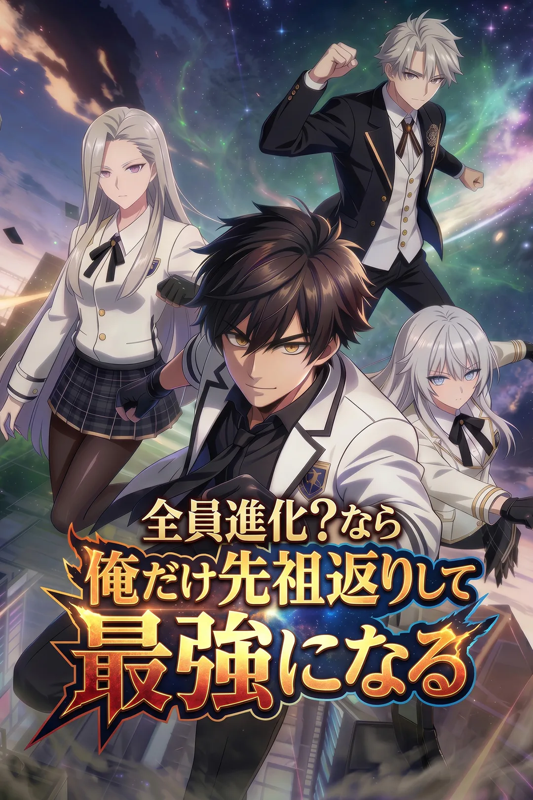 全員進化？なら俺だけ先祖返りして最強になるのポスター
