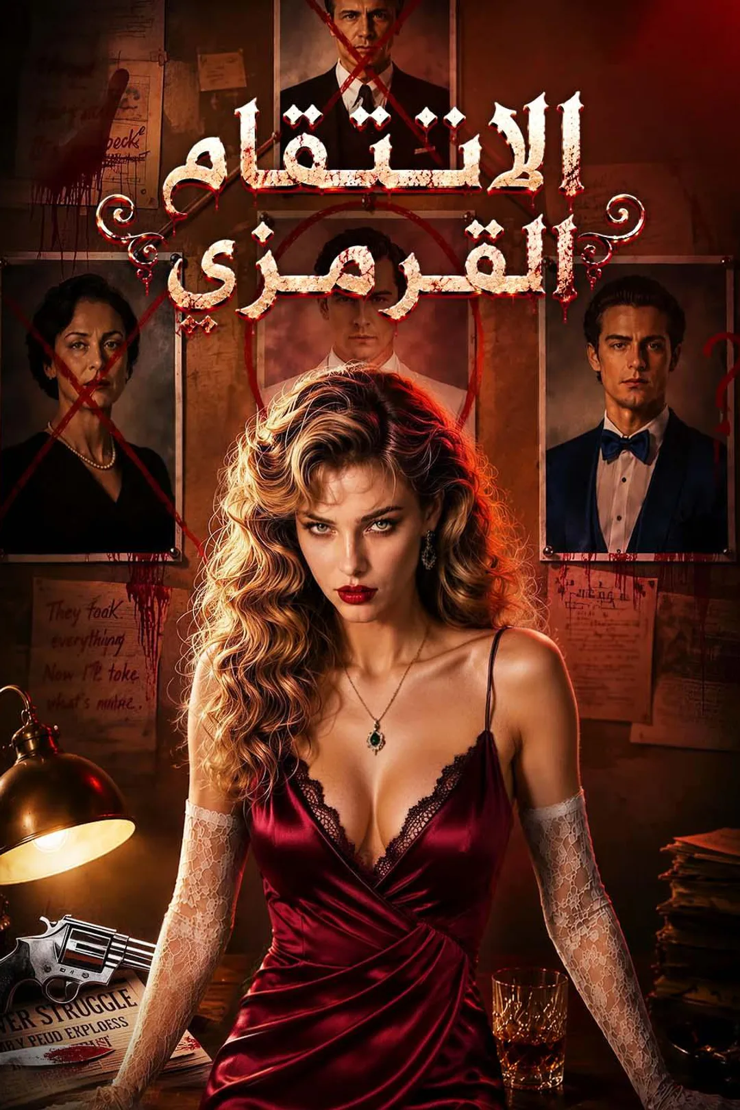 ملصق مسلسل «الانتقام القرمزي»