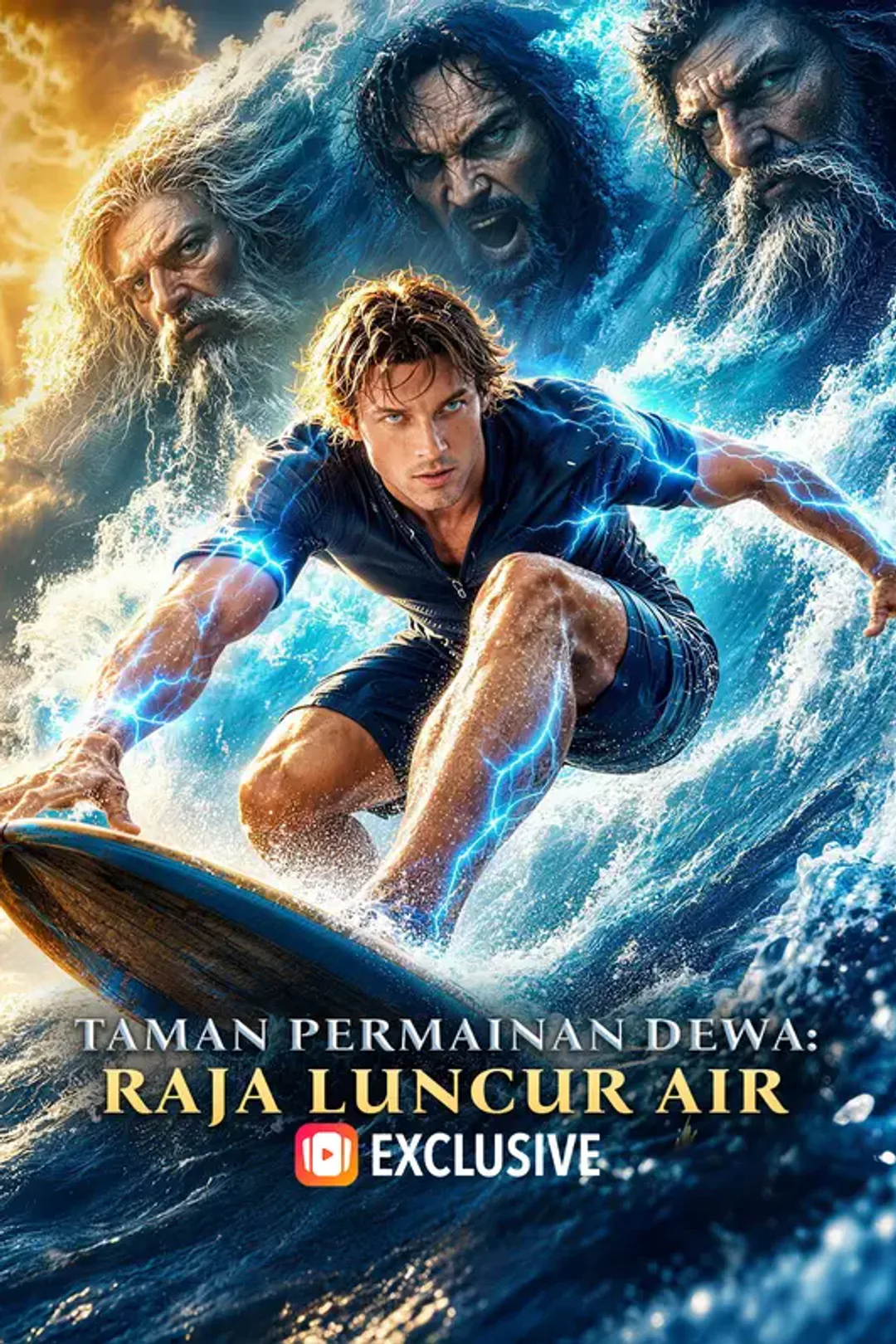 Poster Taman Permainan Dewa: Raja Luncur Air
