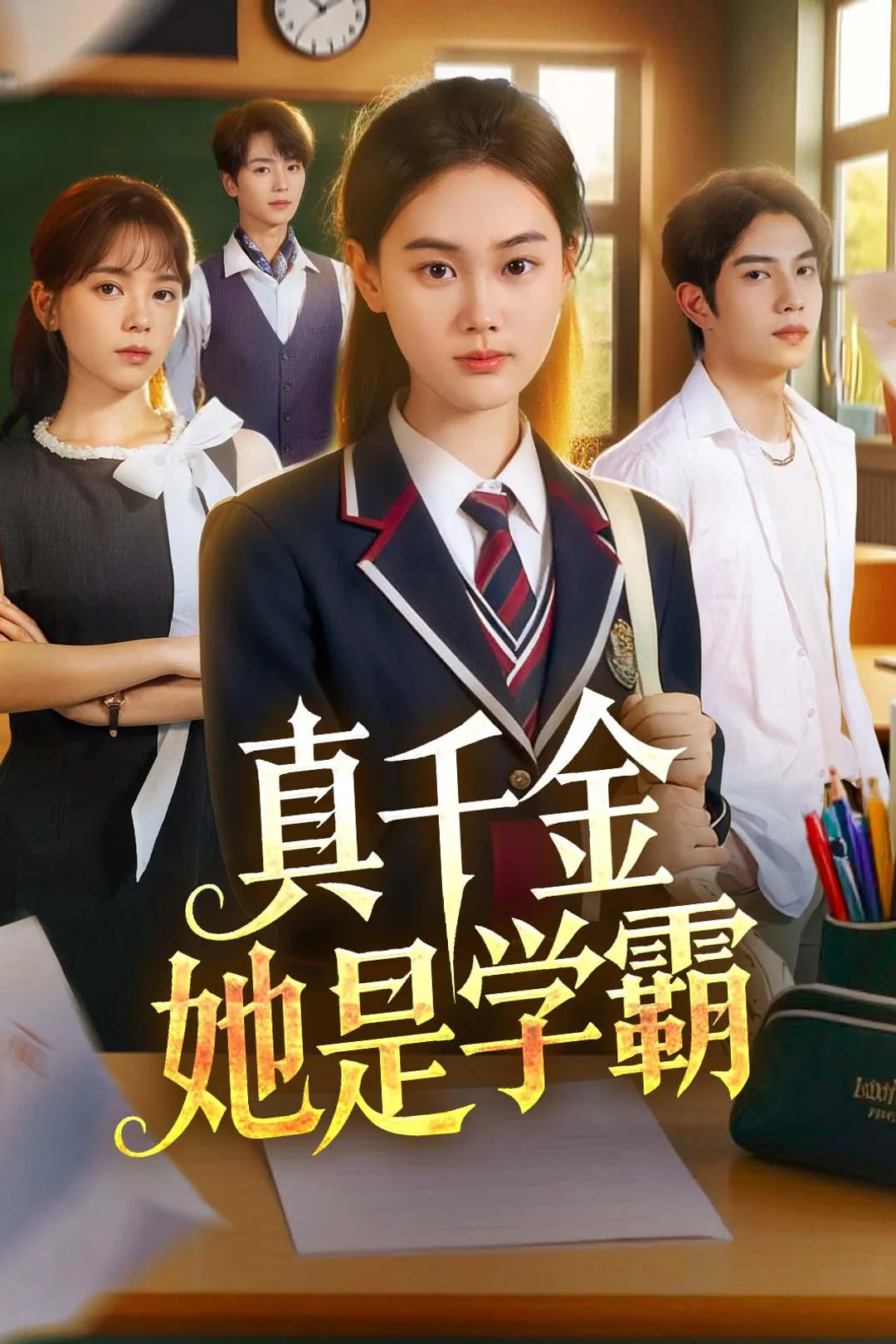 《真千金她是学霸》海报