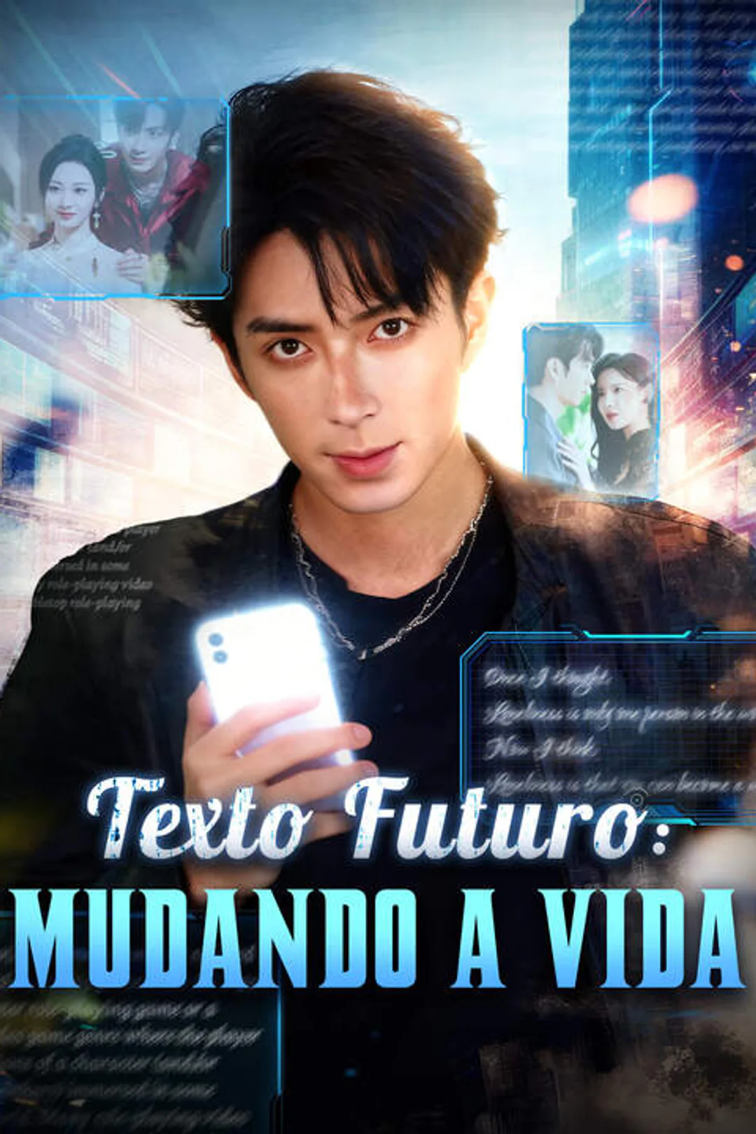 Pôster de Texto Futuro: Mudando a Vida