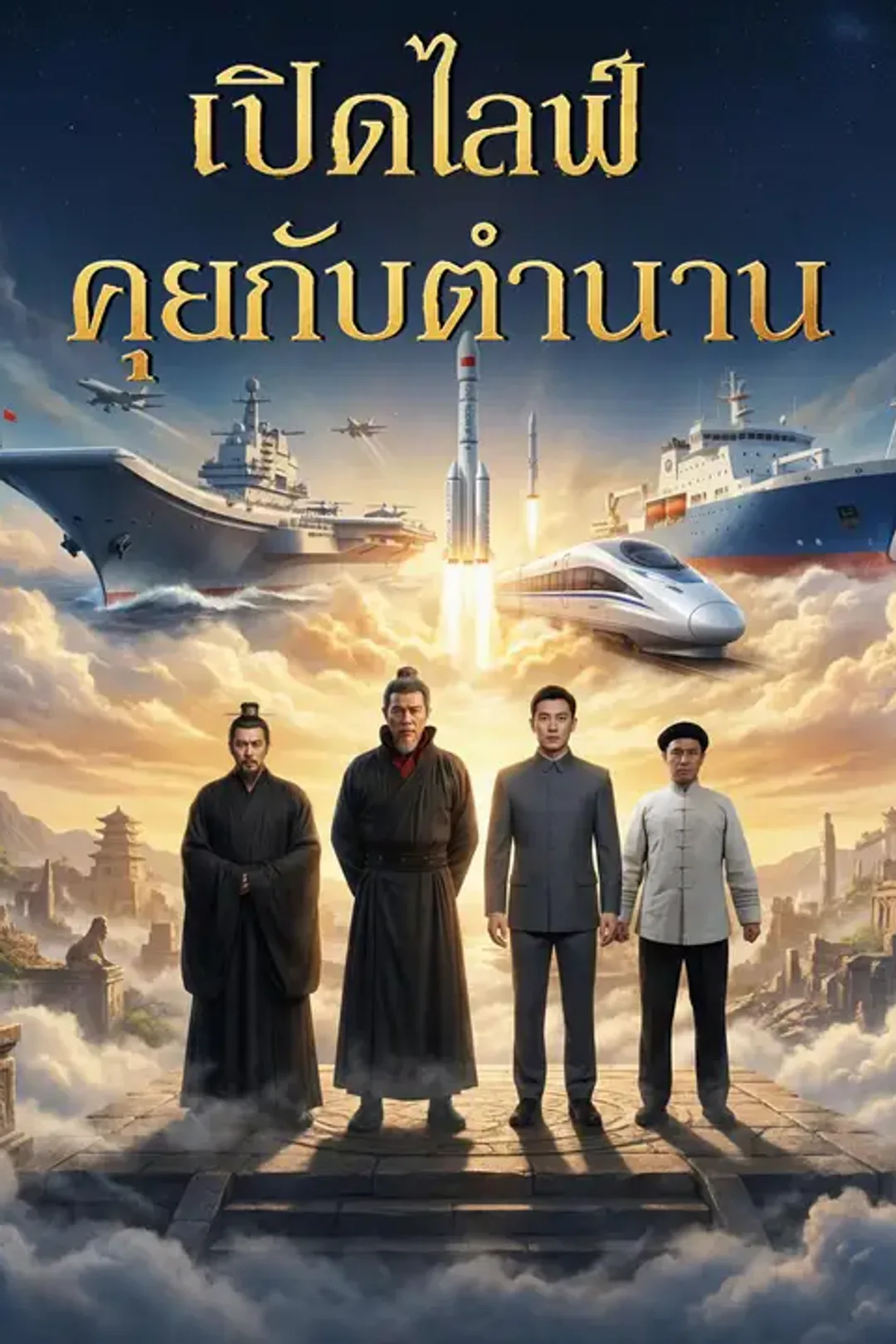 โปสเตอร์ เปิดไลฟ์คุยกับตำนาน