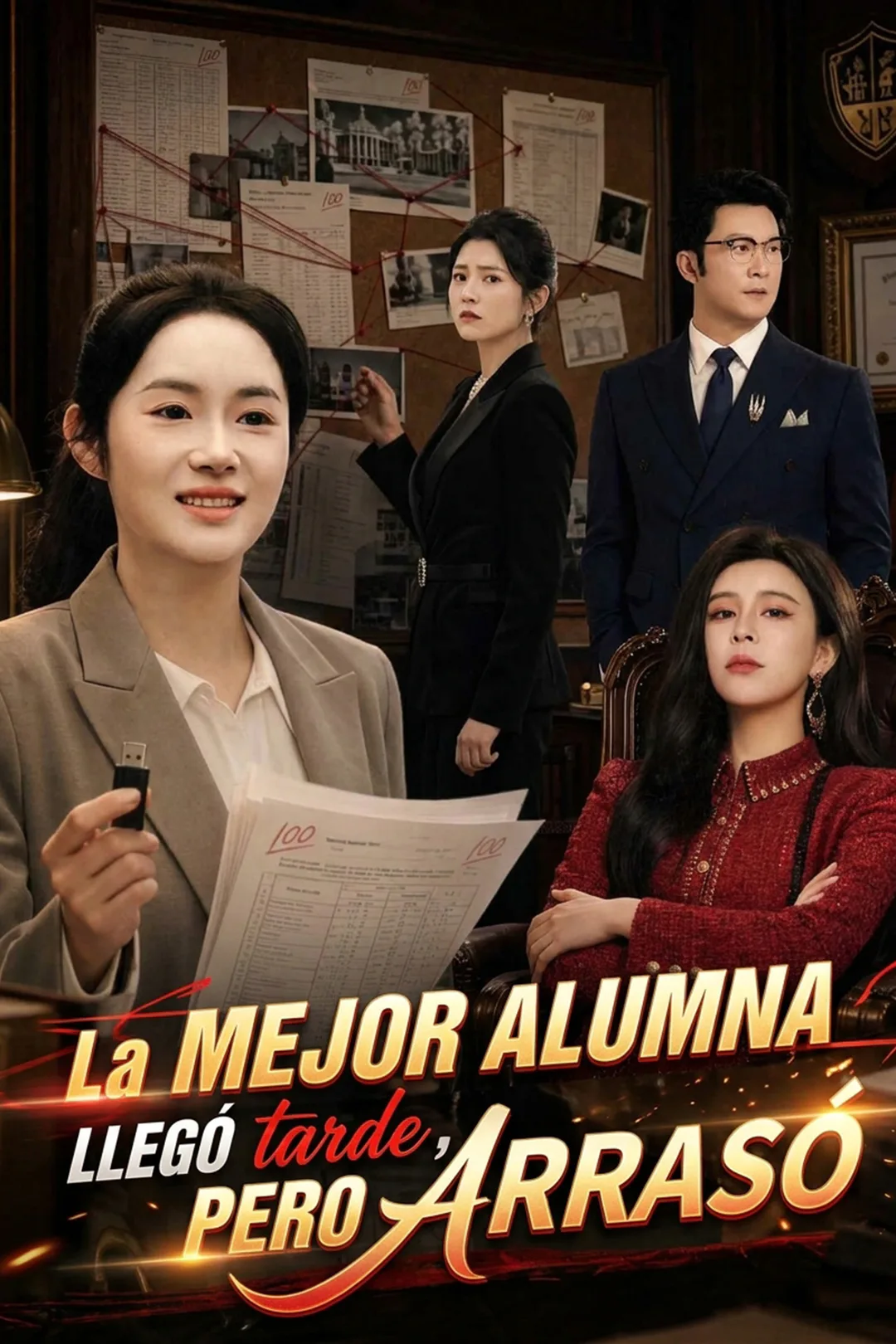 Póster de La Mejor Alumna Llegó Tarde, Pero Arrasó