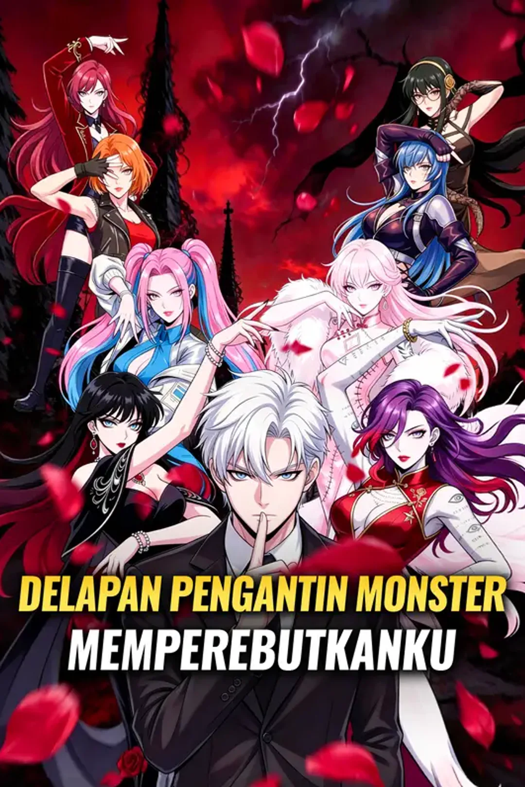 Poster Delapan Pengantin Monster Memperebutkanku