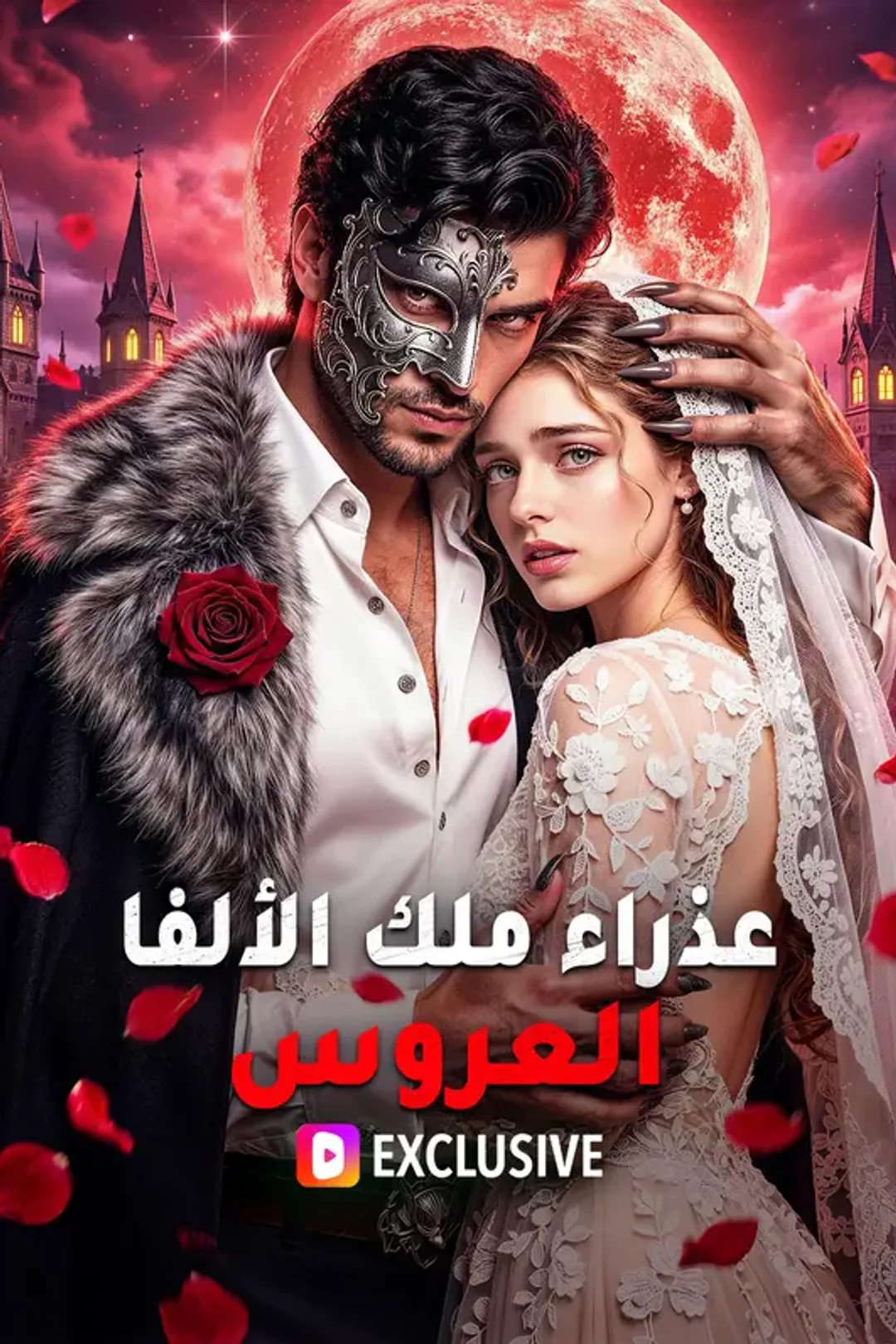 ملصق مسلسل «عذراء ملك الألفا العروس(بالعربية)»