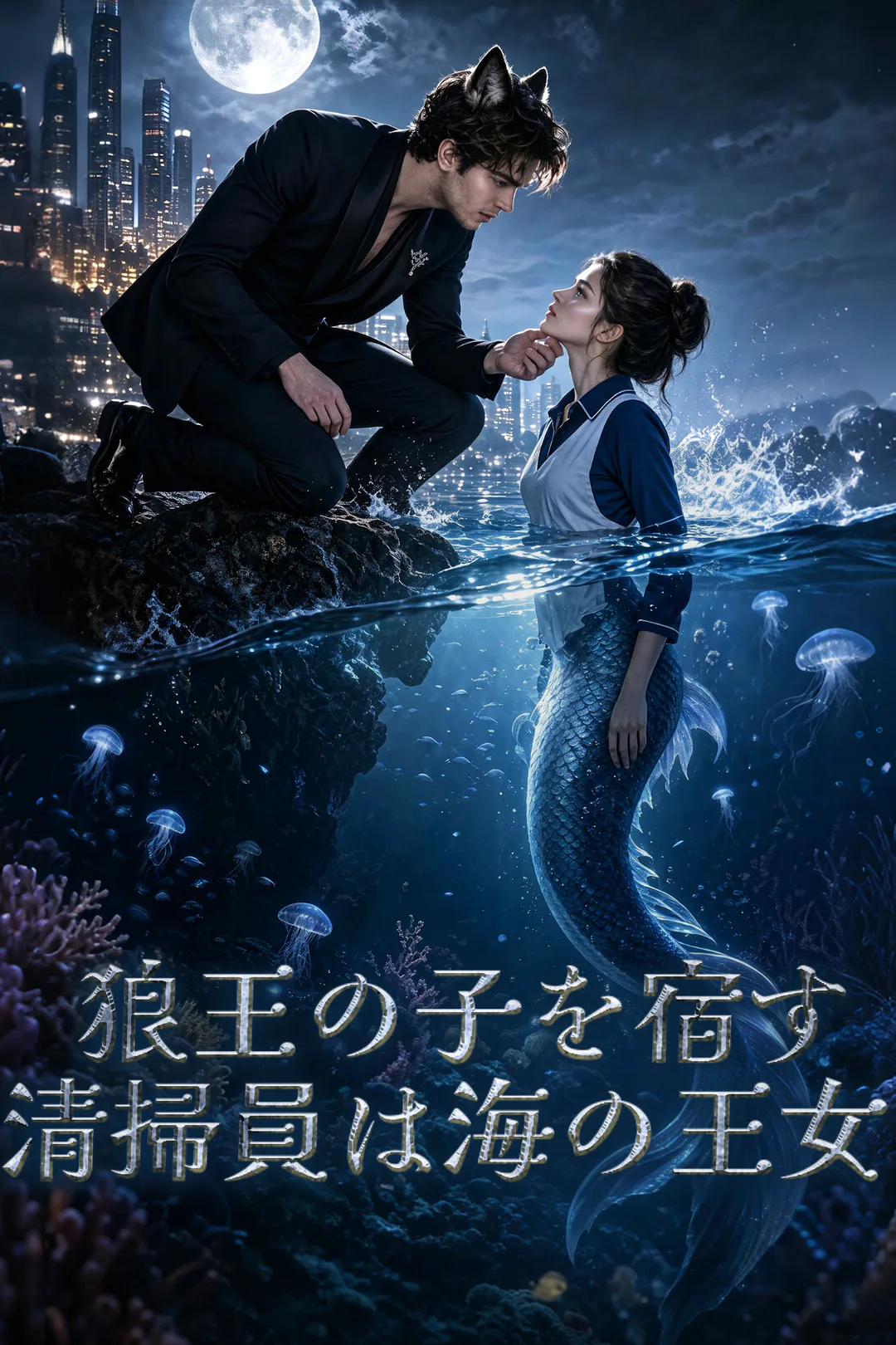 狼王の子を宿す清掃員は海の王女のポスター
