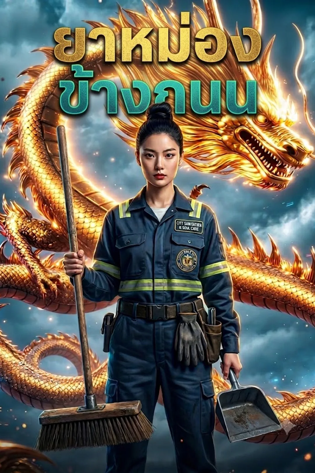 โปสเตอร์ ยาหม่องข้างถนน