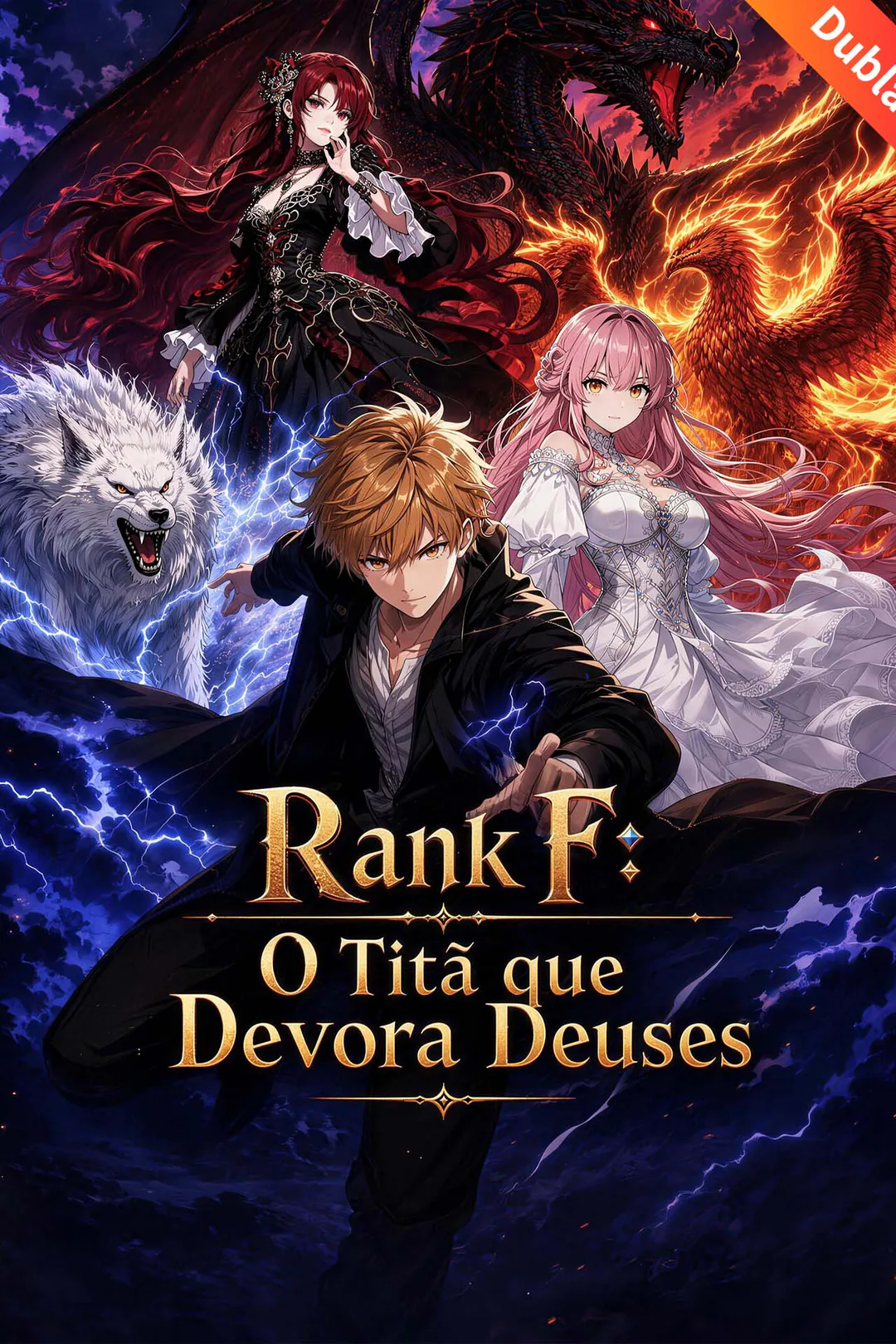 Pôster de Rank F: O Titã que Devora Deuses