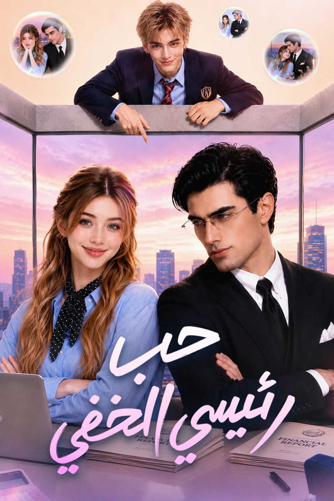 ملصق مسلسل «حب رئيسي الخفي»