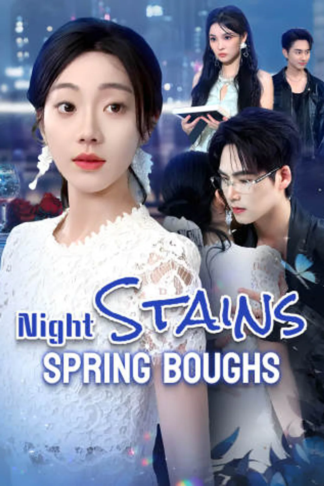Night Stains Spring Boughs poster