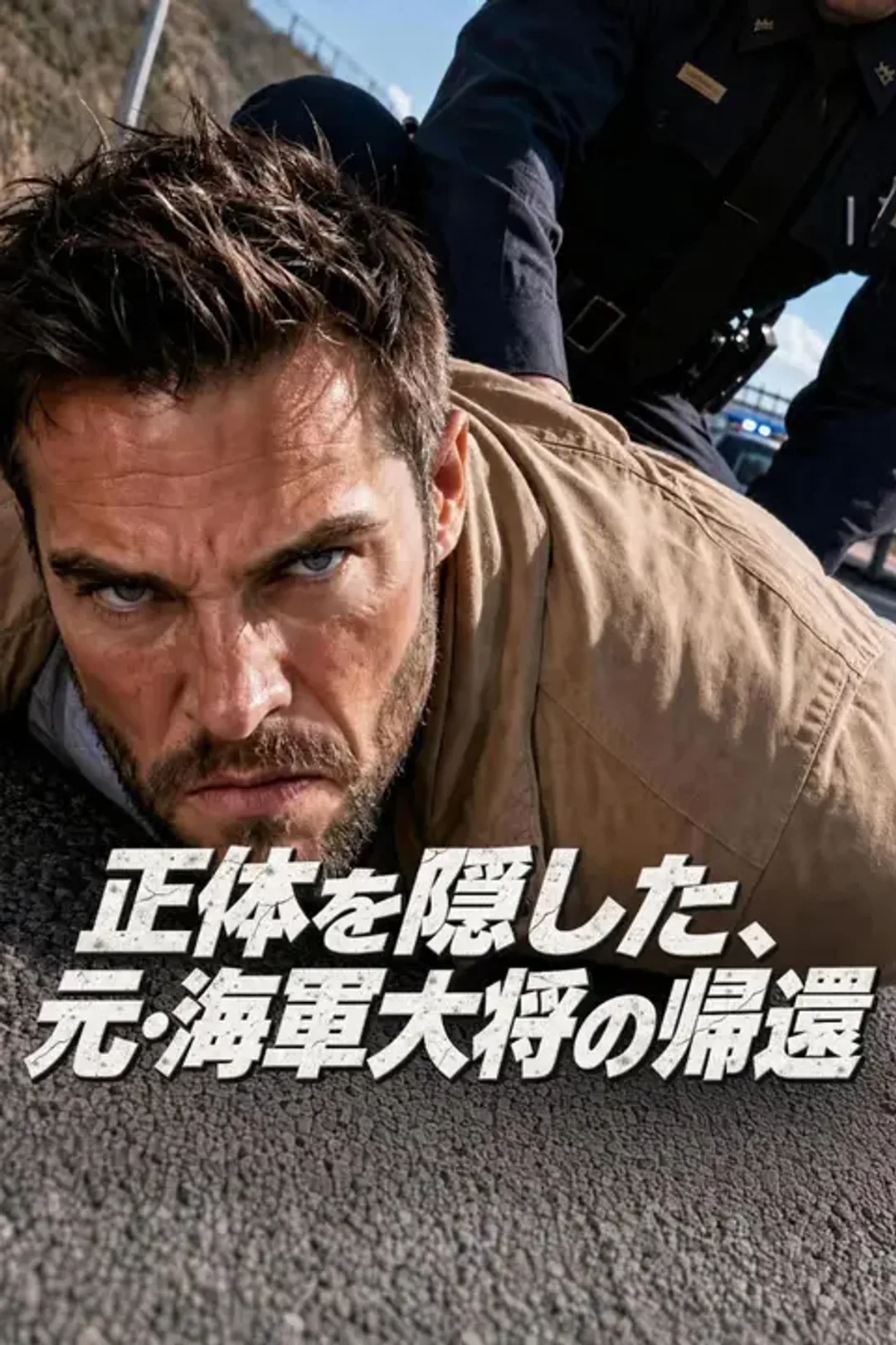 正体を隠した、元・海軍大将の帰還のポスター