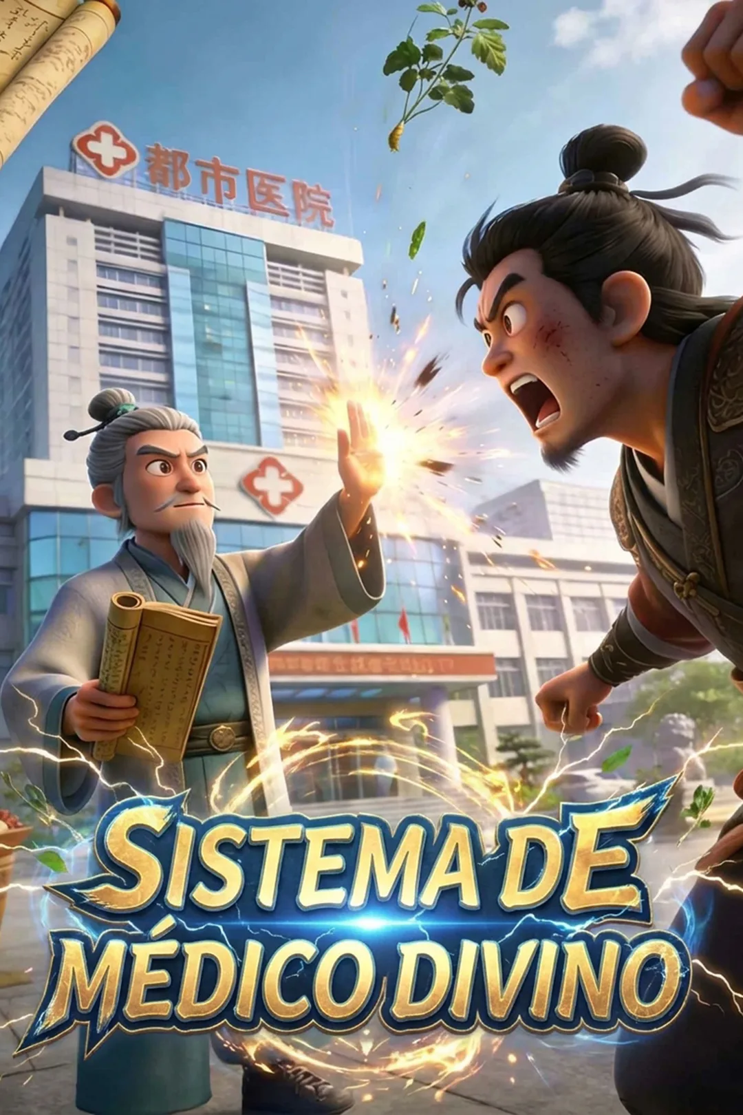 Pôster de Sistema de Médico Divino