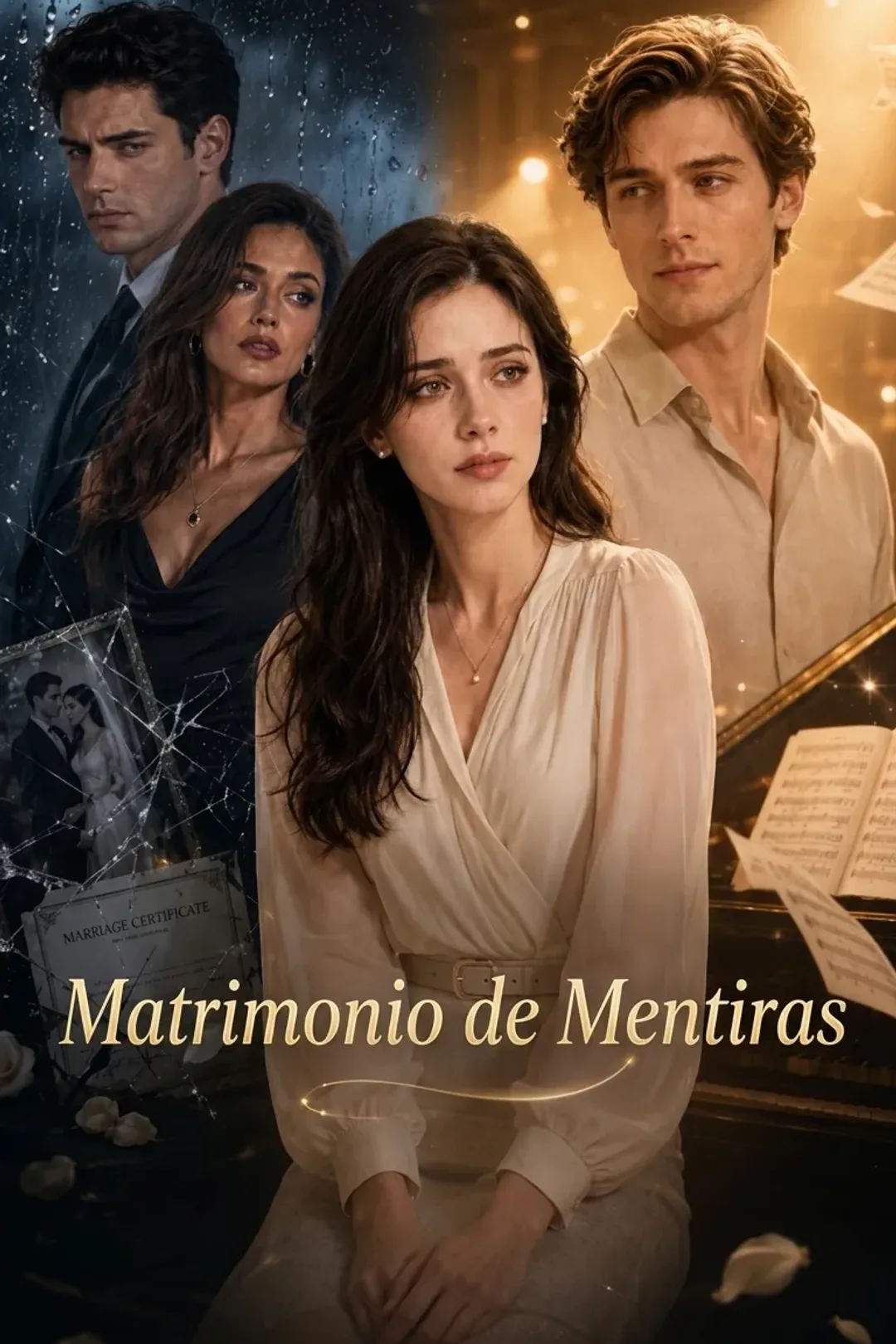 Póster de Matrimonio de Mentiras