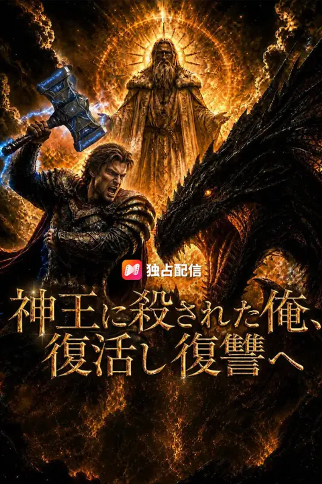 神王に殺された俺、復活し復讐へのポスター