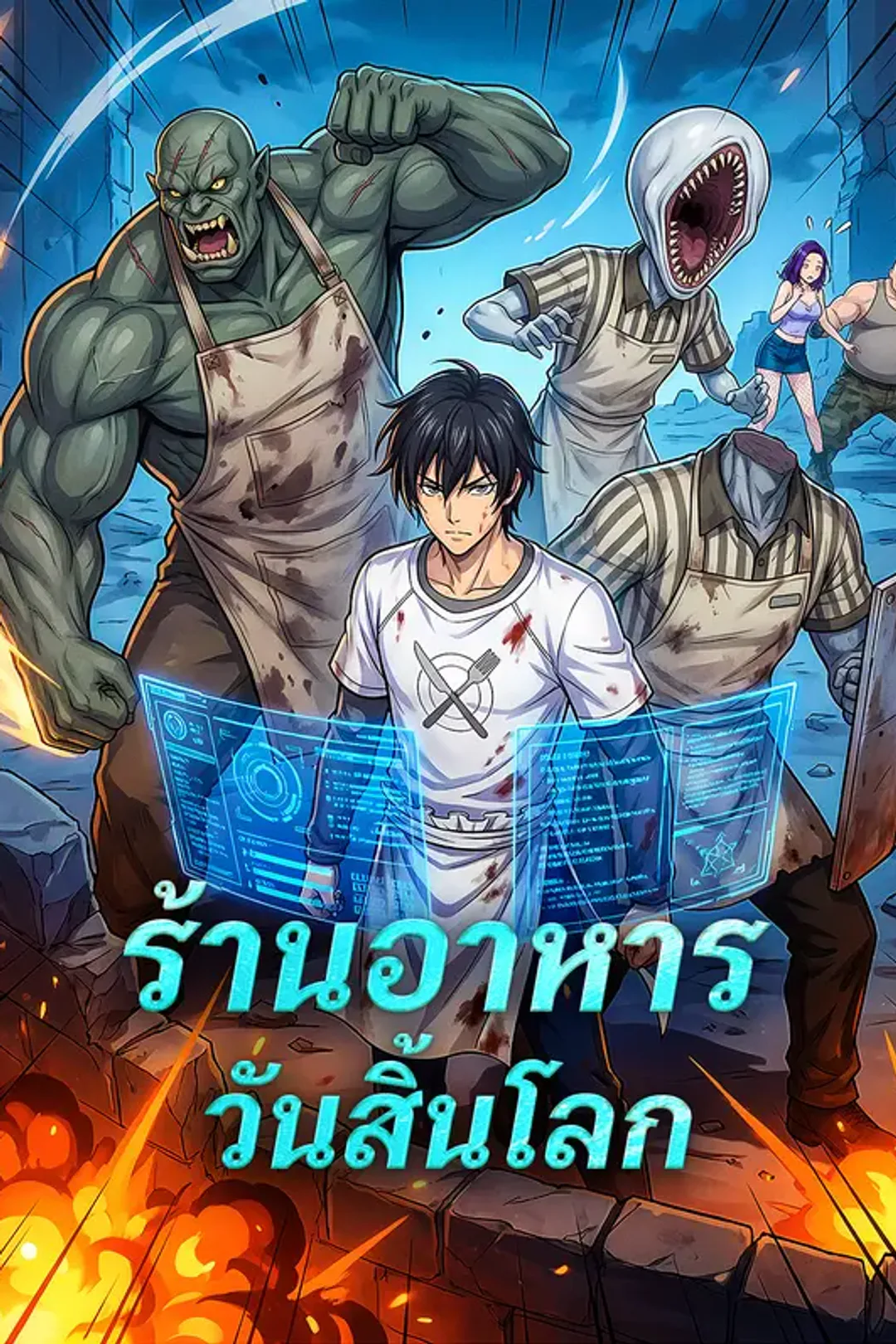โปสเตอร์ ร้านอาหาร วันสิ้นโลก