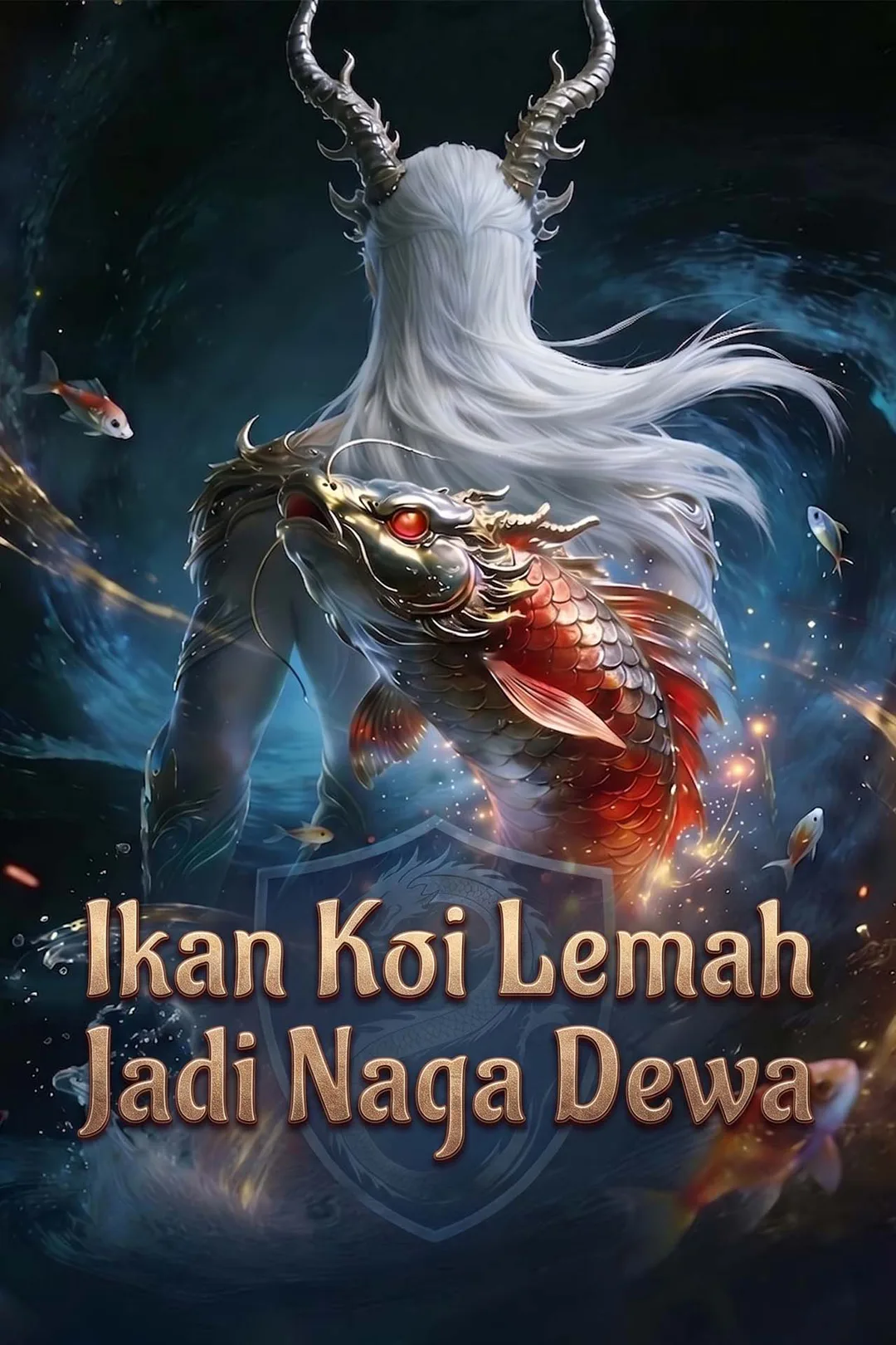 Poster Ikan Koi Lemah Jadi Naga Dewa