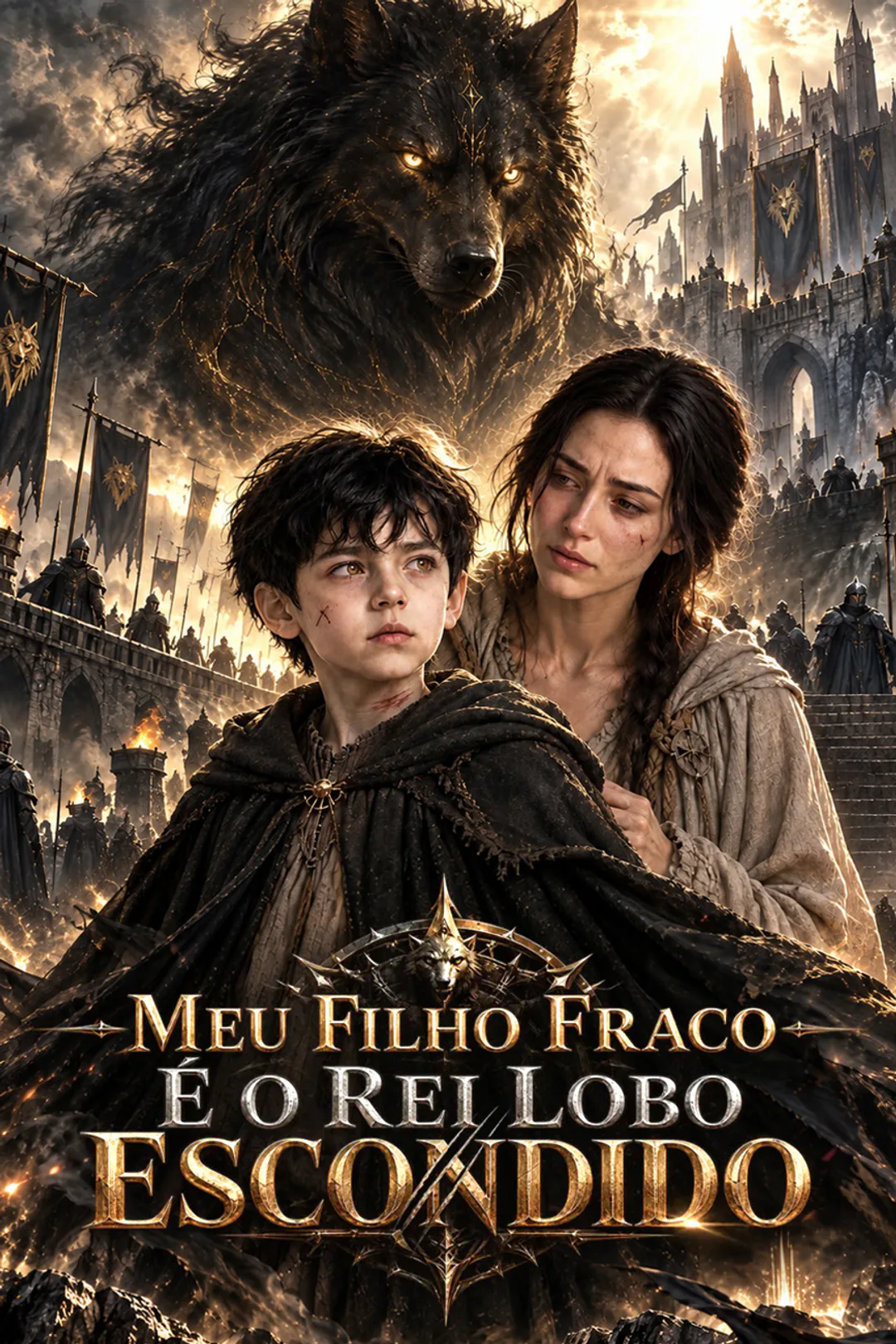 Pôster de Meu Filho Fraco É o Rei Lobo Escondido