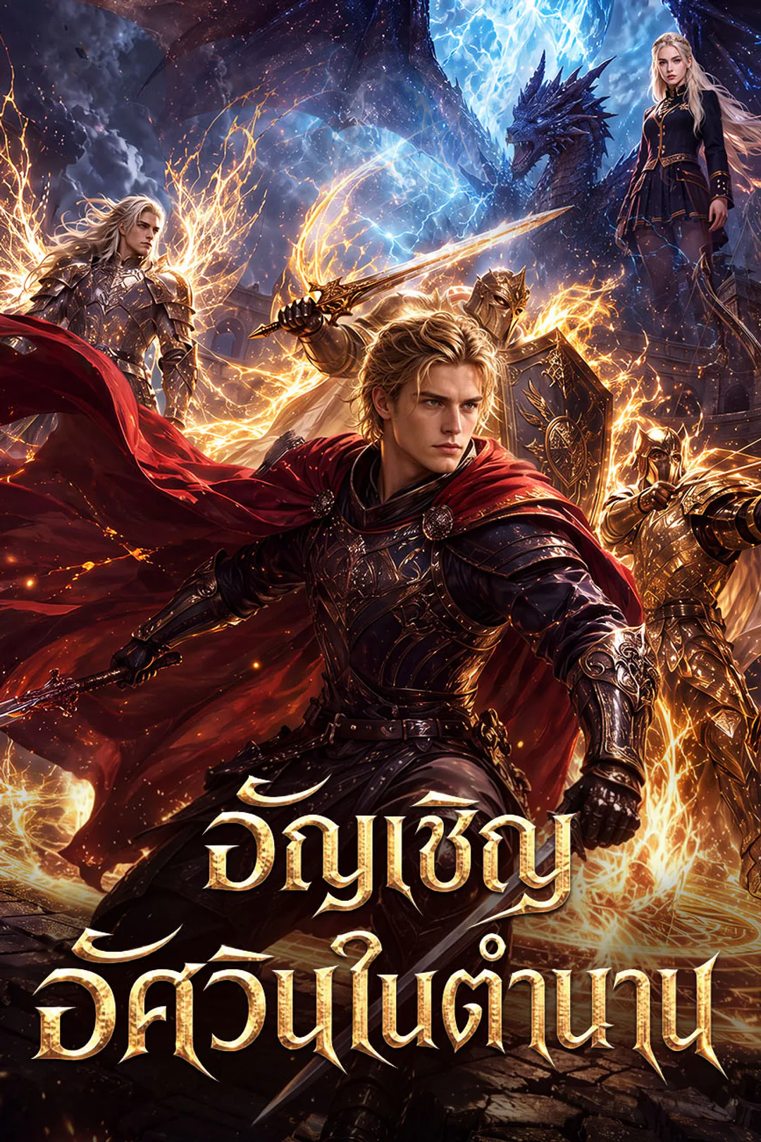 โปสเตอร์ อัญเชิญอัศวินในตำนาน（ฉบับพากย์ ）