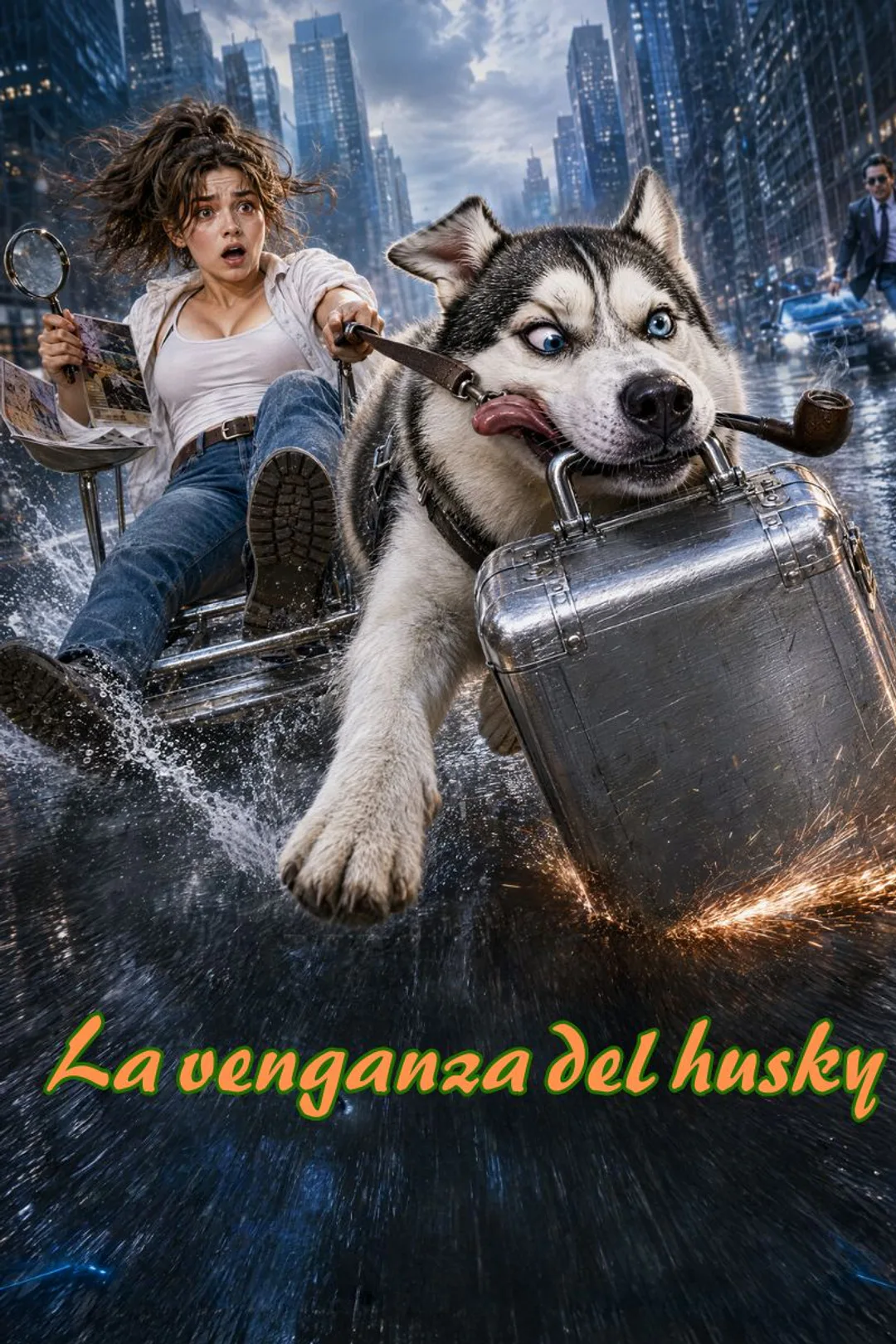 Póster de La venganza del husky