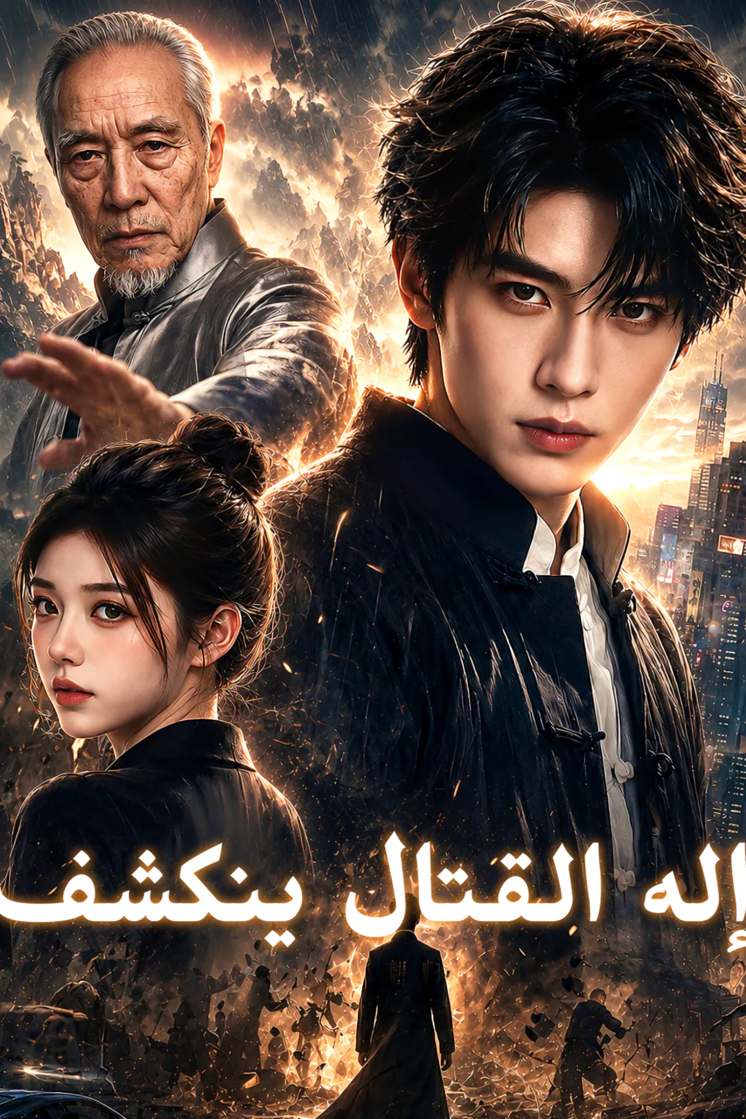 ملصق مسلسل «إله القتال ينكشف»