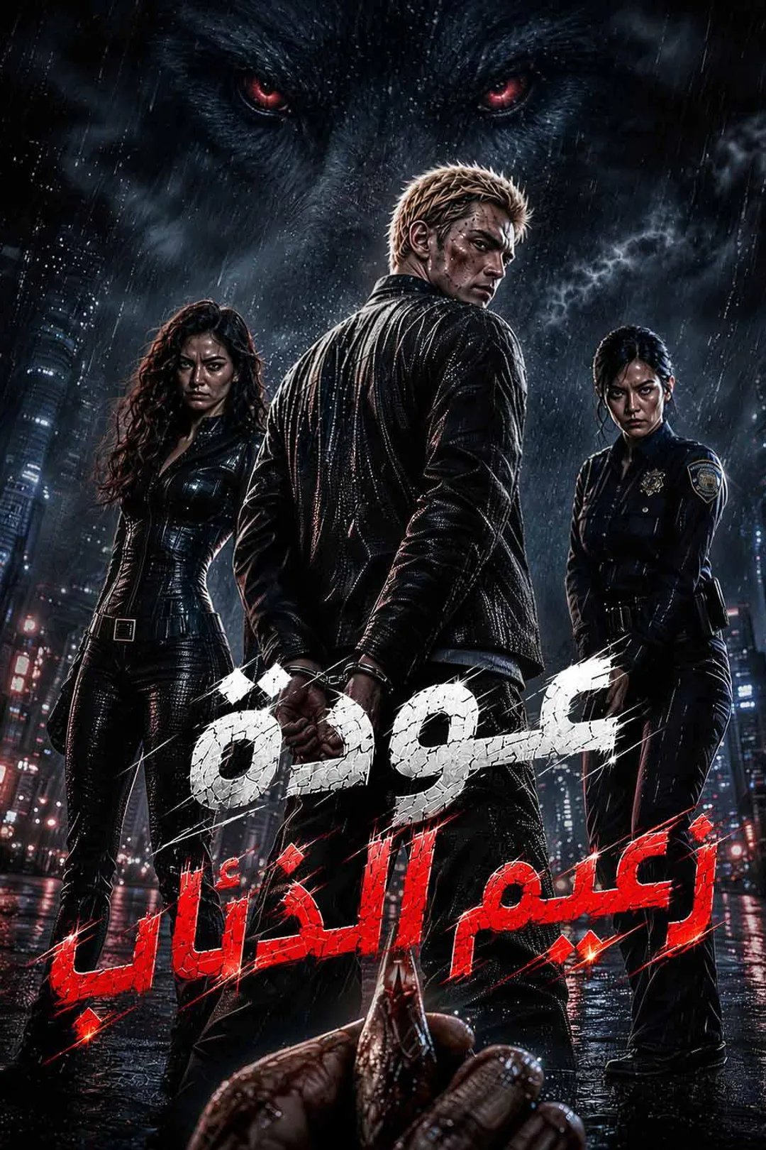 ملصق مسلسل «عودة زعيم الذئاب»