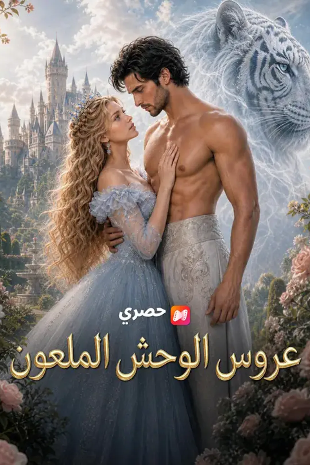 ملصق مسلسل «عروس الوحش الملعون»