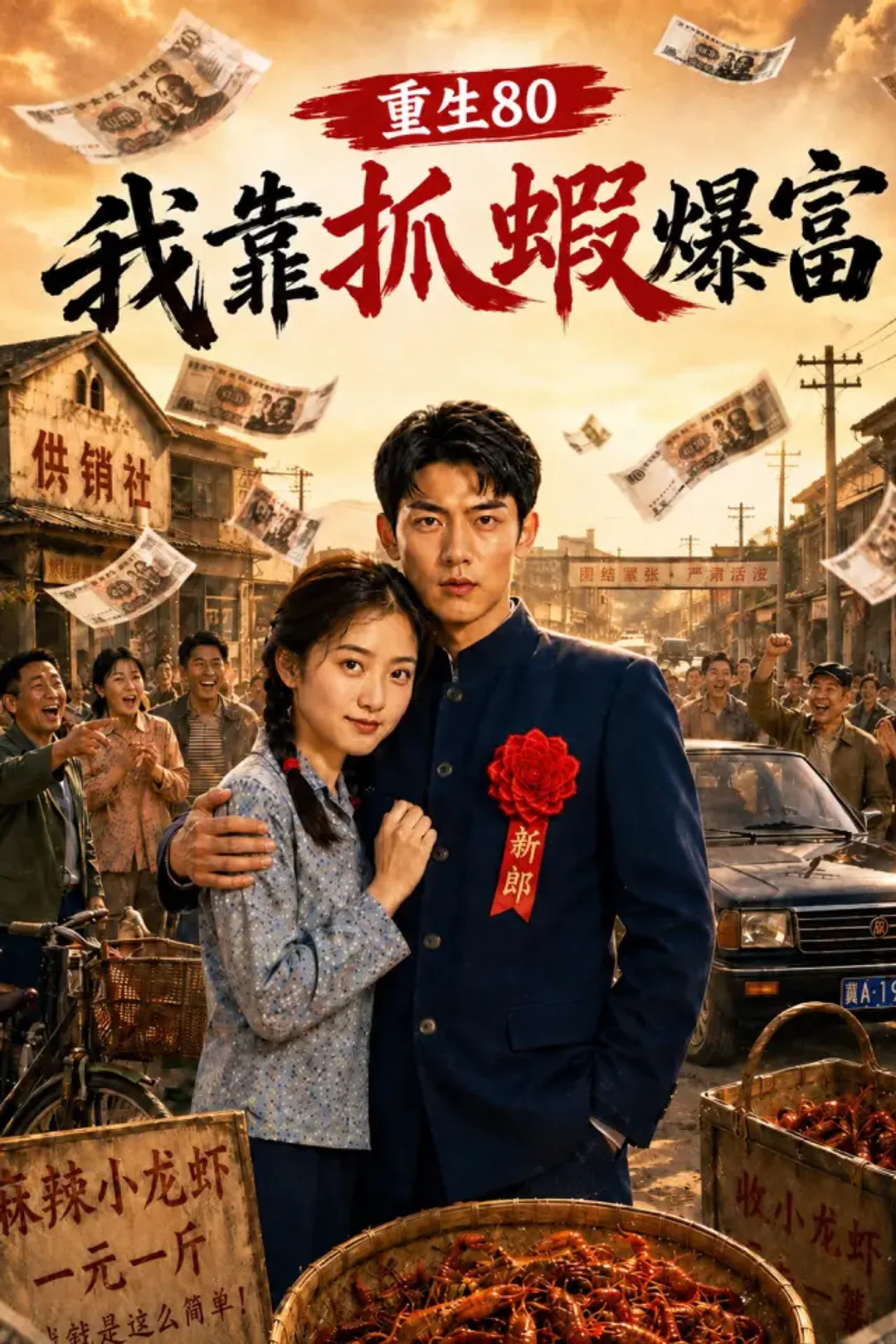 《重生80，我靠抓蝦爆富》海報