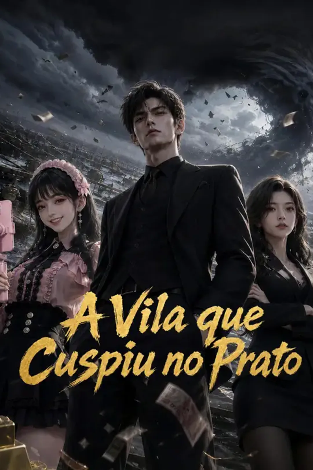 Pôster de A Vila que Cuspiu no Prato