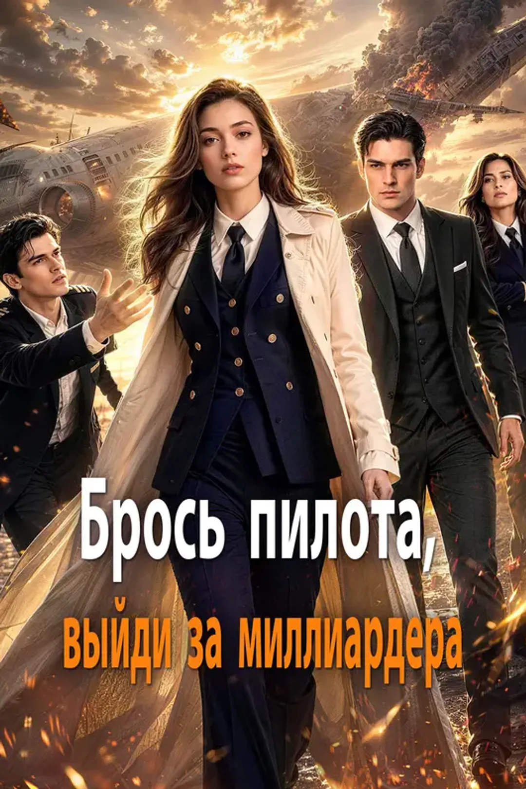 Постер сериала «Брось пилота, выйди за миллиардера»