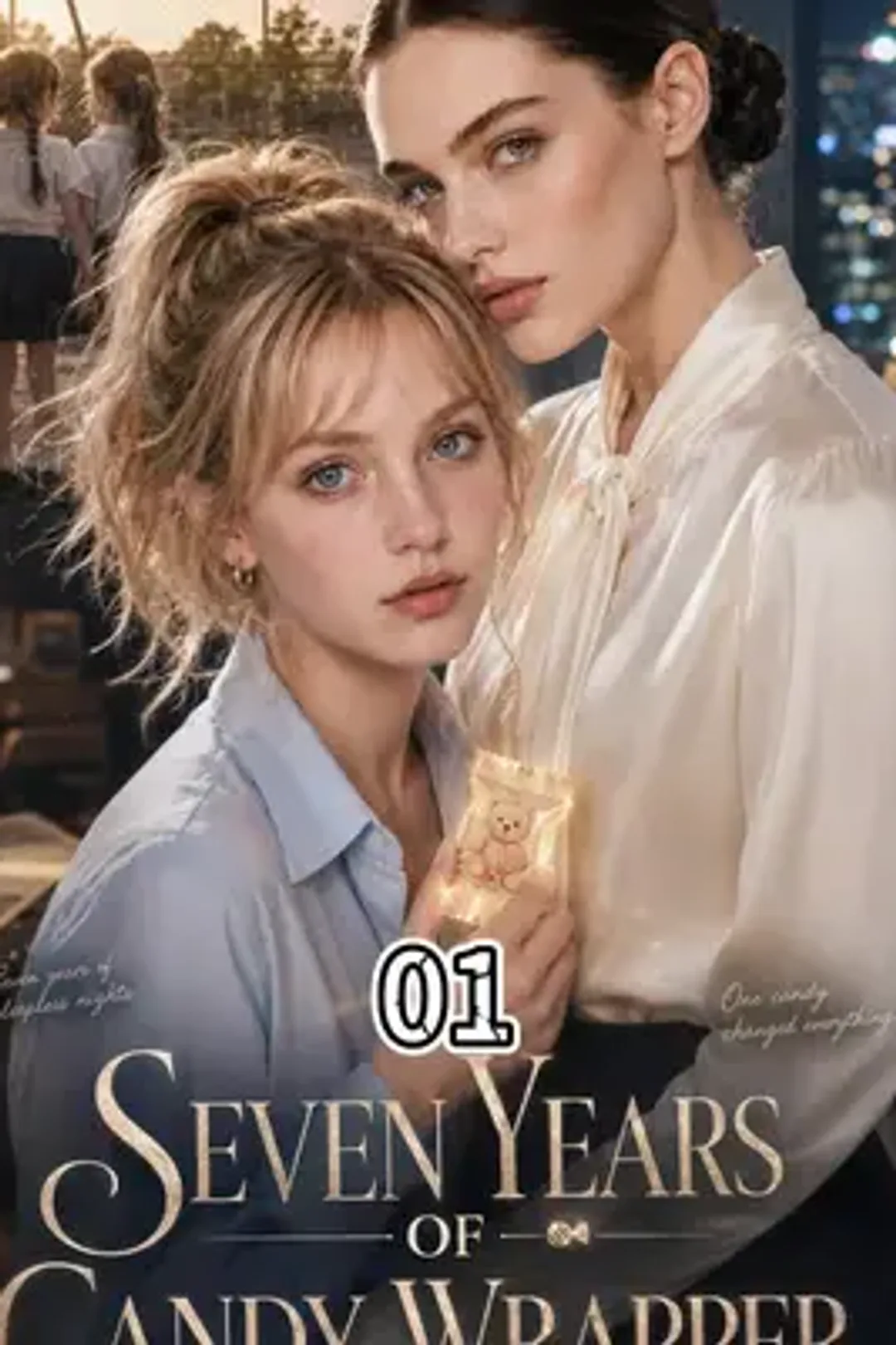 ملصق مسلسل «سبع سنوات من غلافات الحلوى»