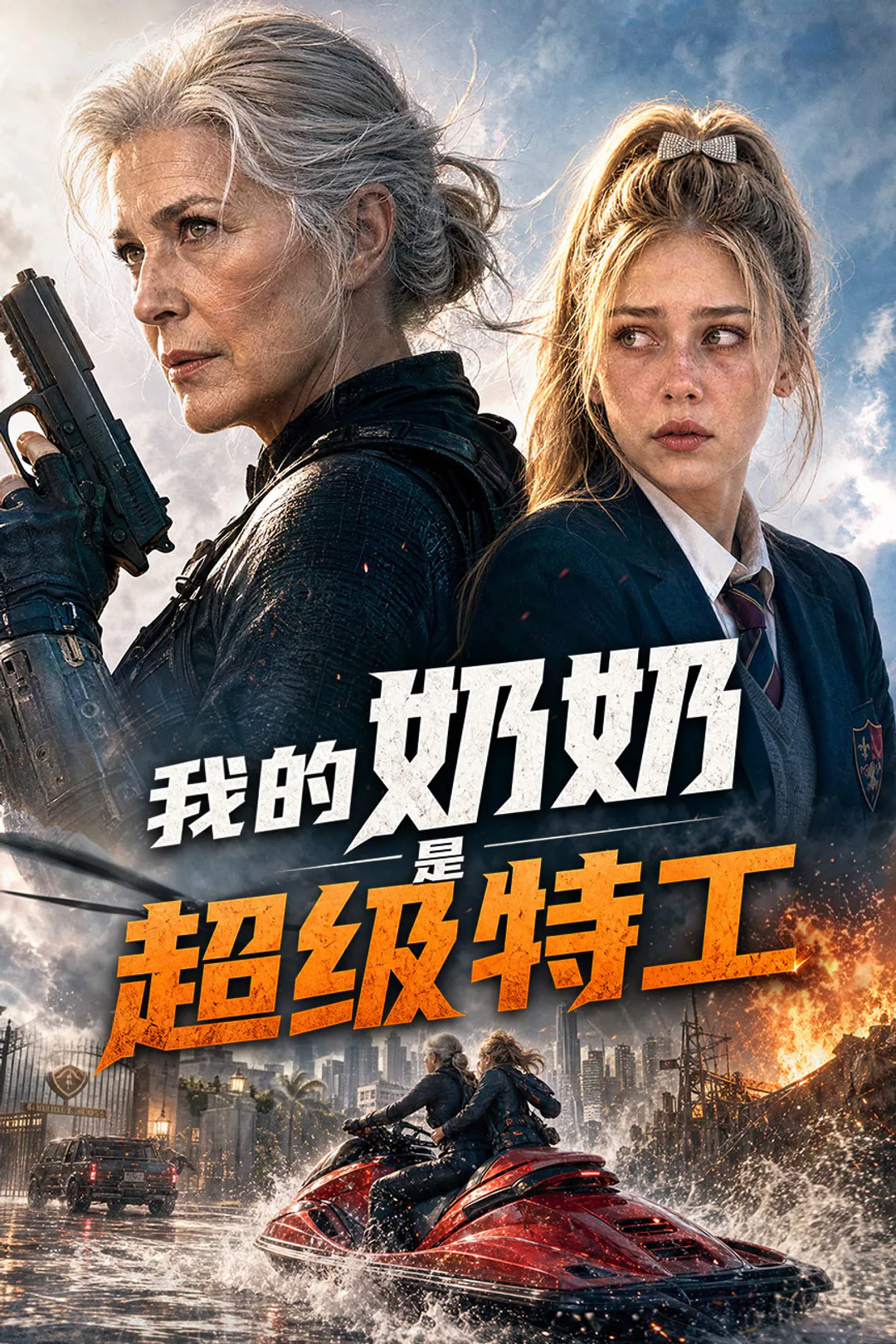 《我的奶奶是超級特工》海報