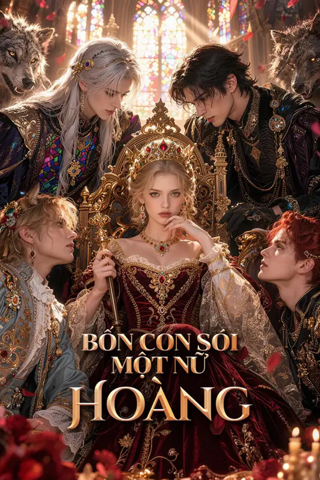 Poster phim Bốn Con Sói, Một Nữ Hoàng